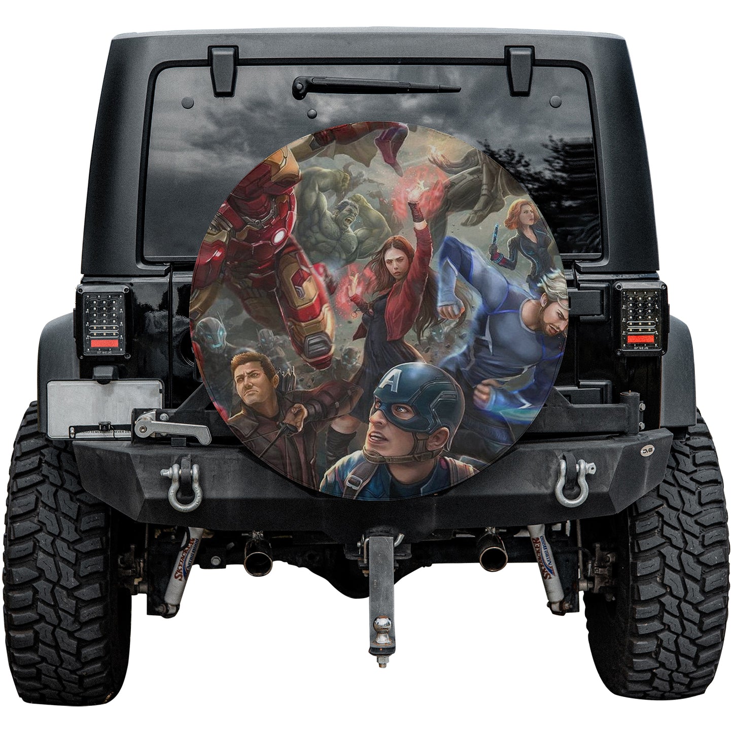 Marvel Assemble Spare Tire Cover – Premium Waterproof UV Resistant Protector