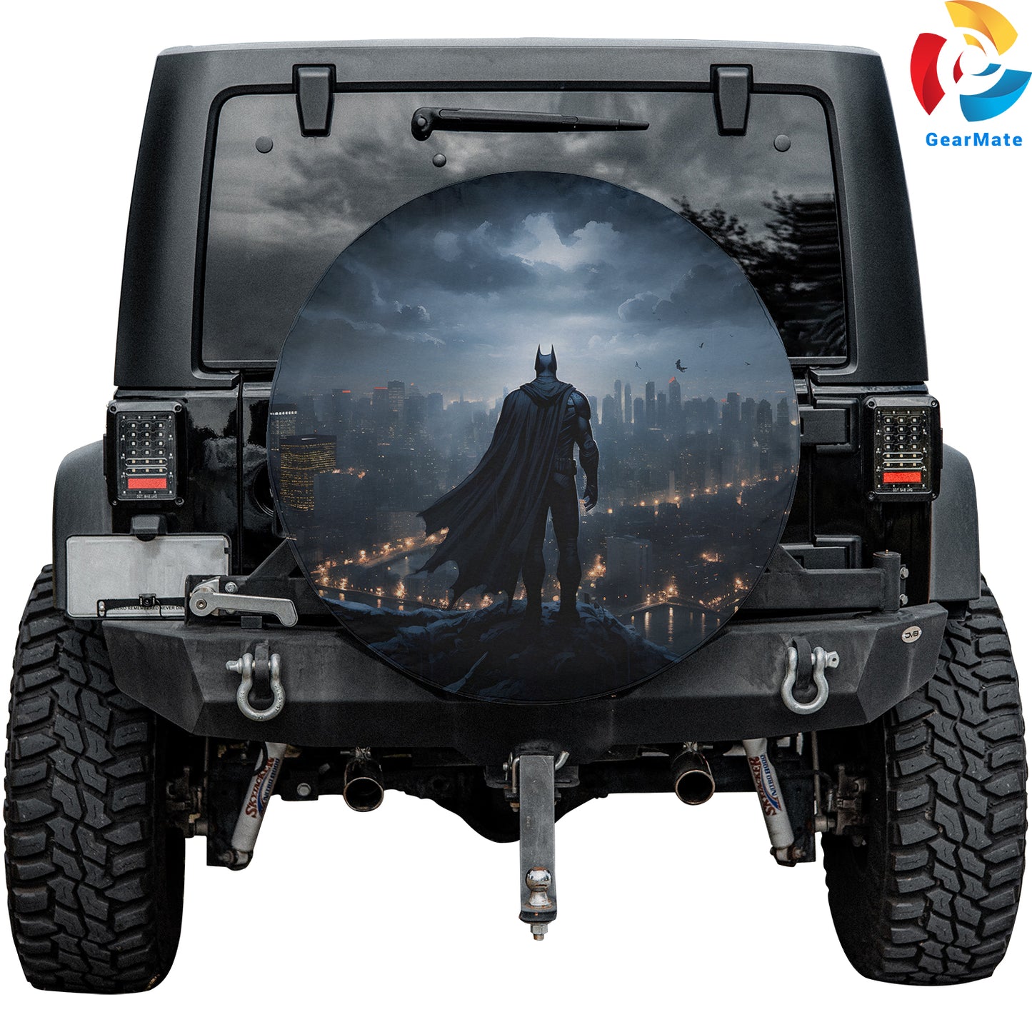 DC Batman Comics Spare Tire Cover – Premium Waterproof UV Resistant Protector