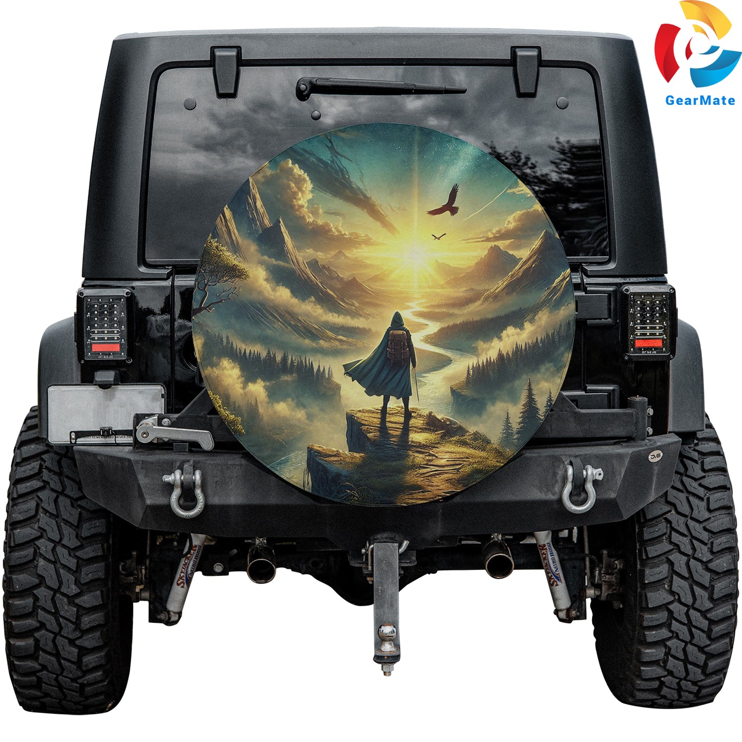 The Adventure Begins Spare Tire Cover – Premium Waterproof UV Resistant Protector