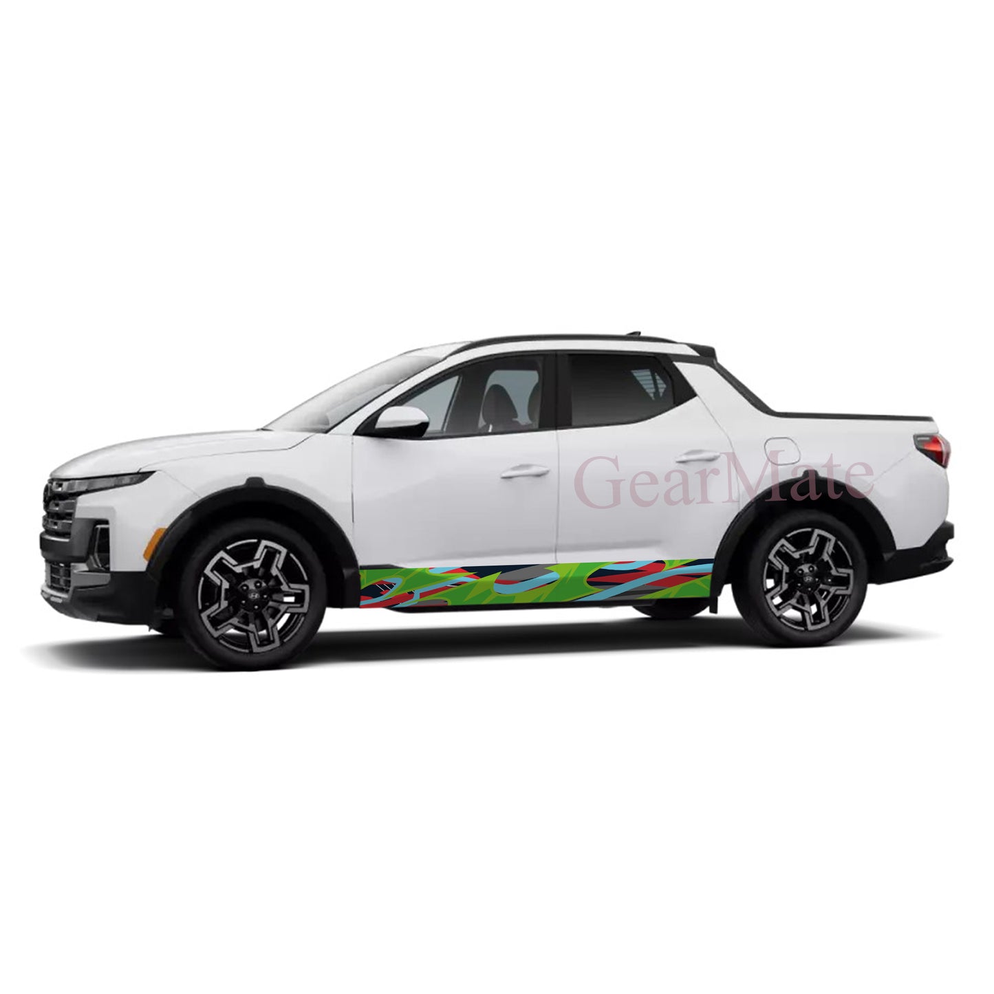 Sport GBR Rocker Panel Graphic Decal Kit (Left & Right Sides) - High Quality Vinyl for Trucks & SUVs