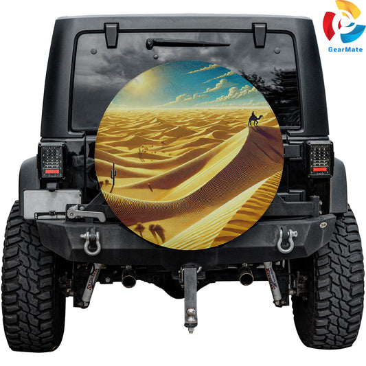 Desert Spare Tire Cover – Premium Waterproof UV Resistant Protector