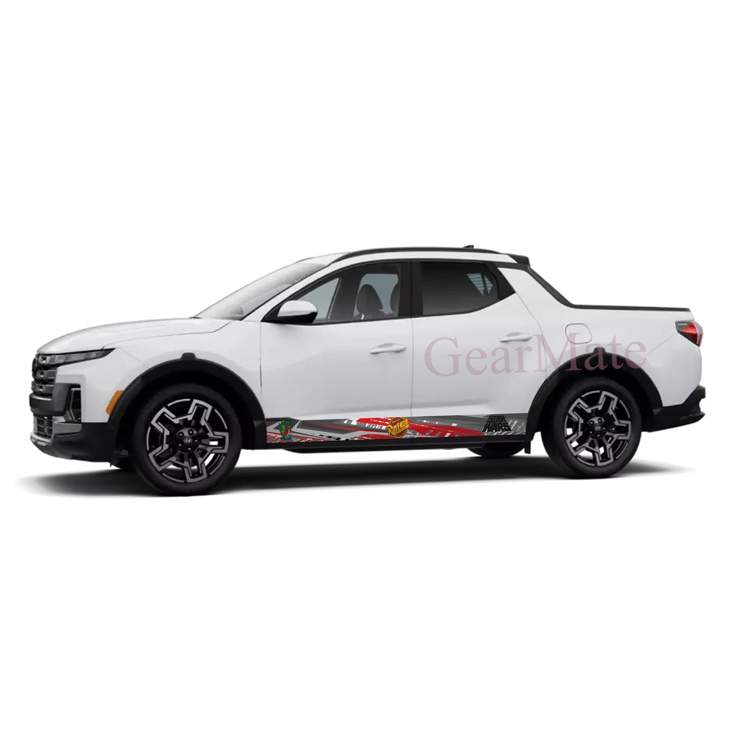 Sport GR Rust Eze Pixar Cars Rocker Panel Graphic Decal Kit (Left & Right Sides) - High Quality Vinyl for Trucks & SUVs