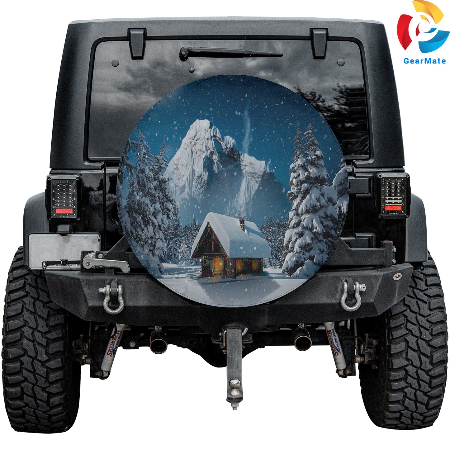 Merry Christmas 2024 Christmas Decor Spare Tire Cover – Premium Waterproof UV Resistant Protector