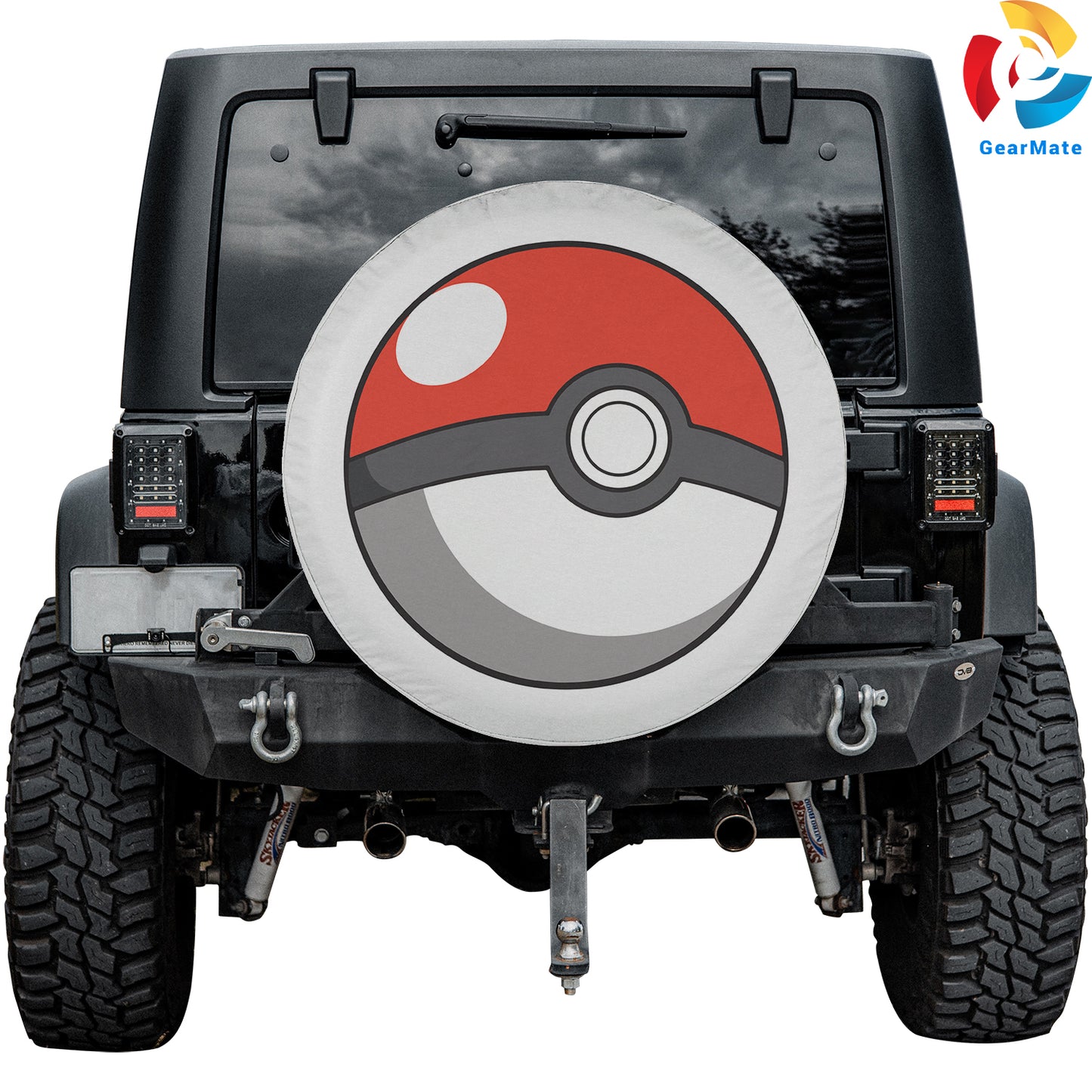 Pokemon Ball Spare Tire Cover – Premium Waterproof UV Resistant Protector