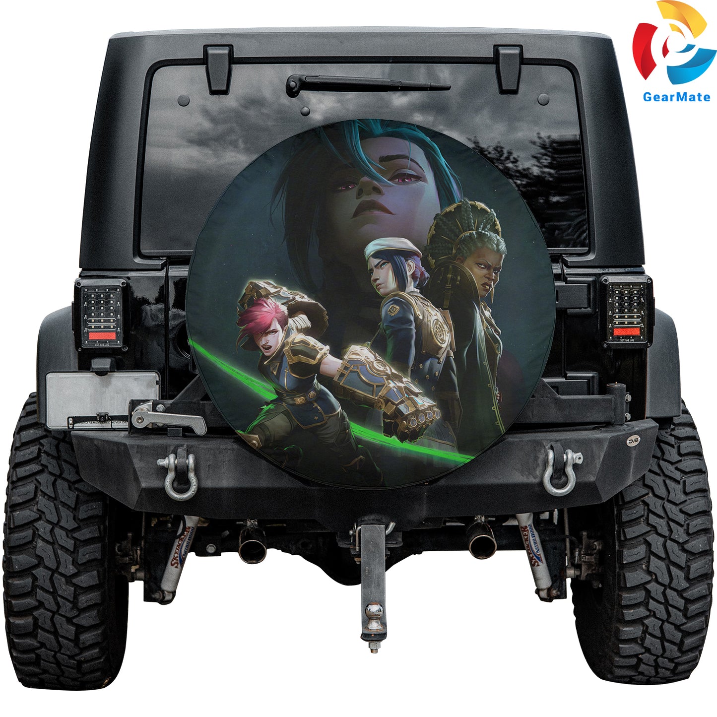 League Of Legends Arcane Spare Tire Cover – Premium Waterproof UV Resistant Protector