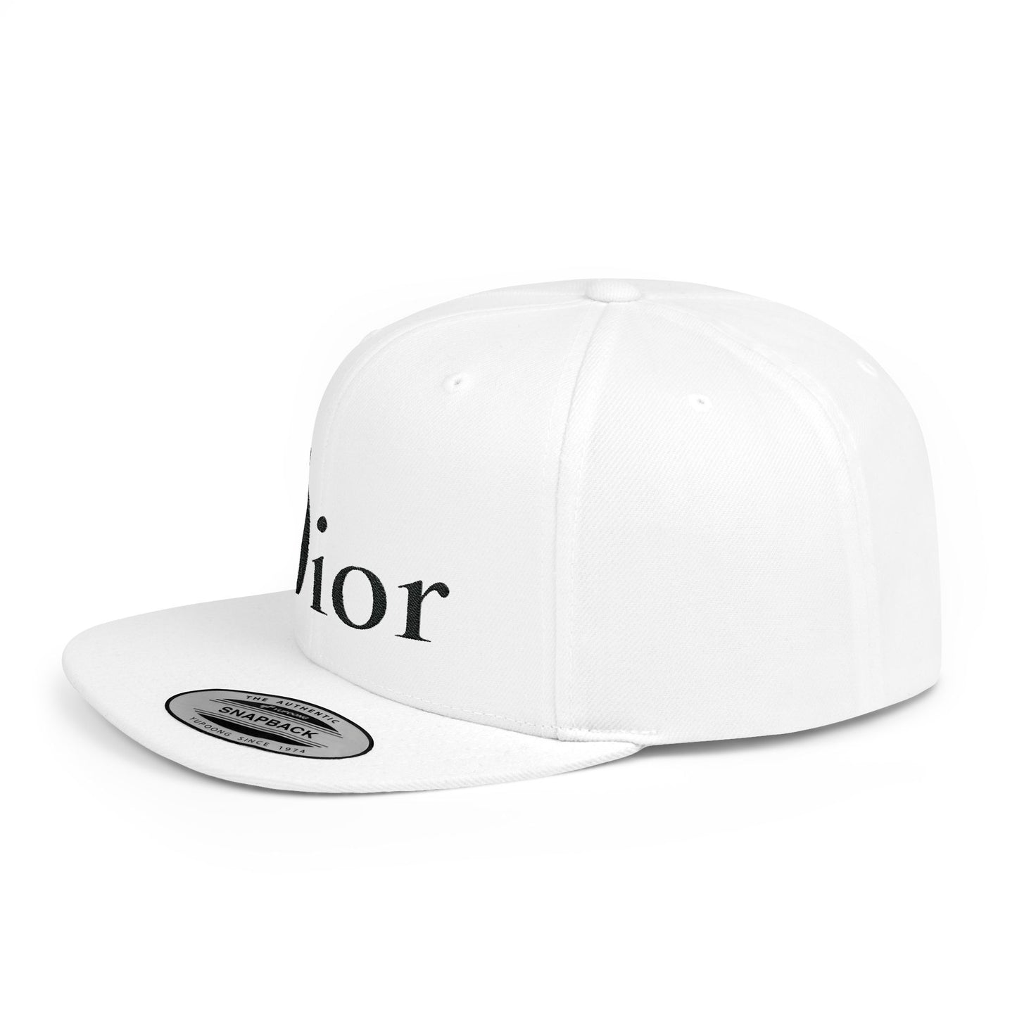 Dior Flat Bill Snapback – Lightweight, Custom Fit, Premium Quality