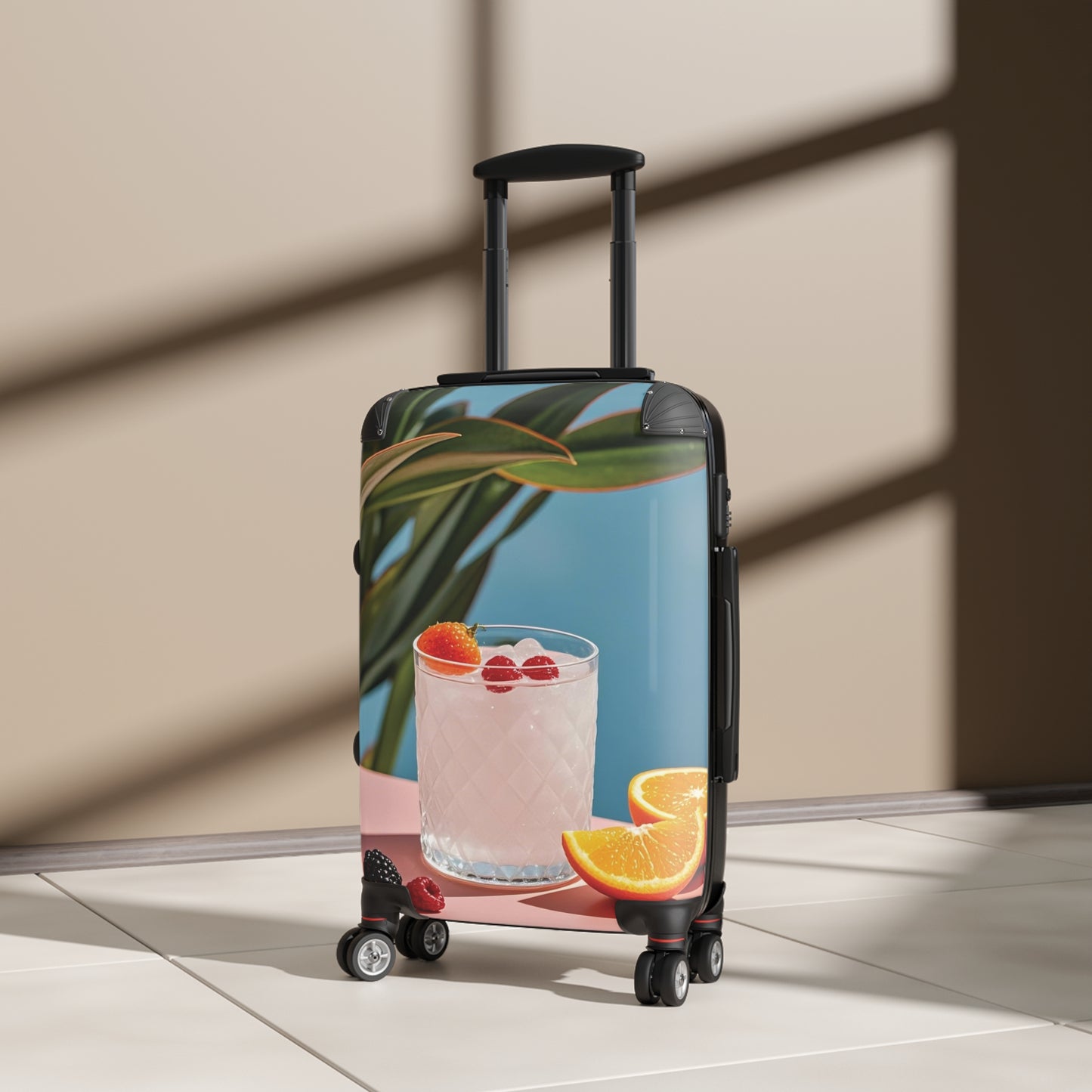 Nature Summer Fresh Juice Carry-On Suitcase - Stylish Luggage for Travelers