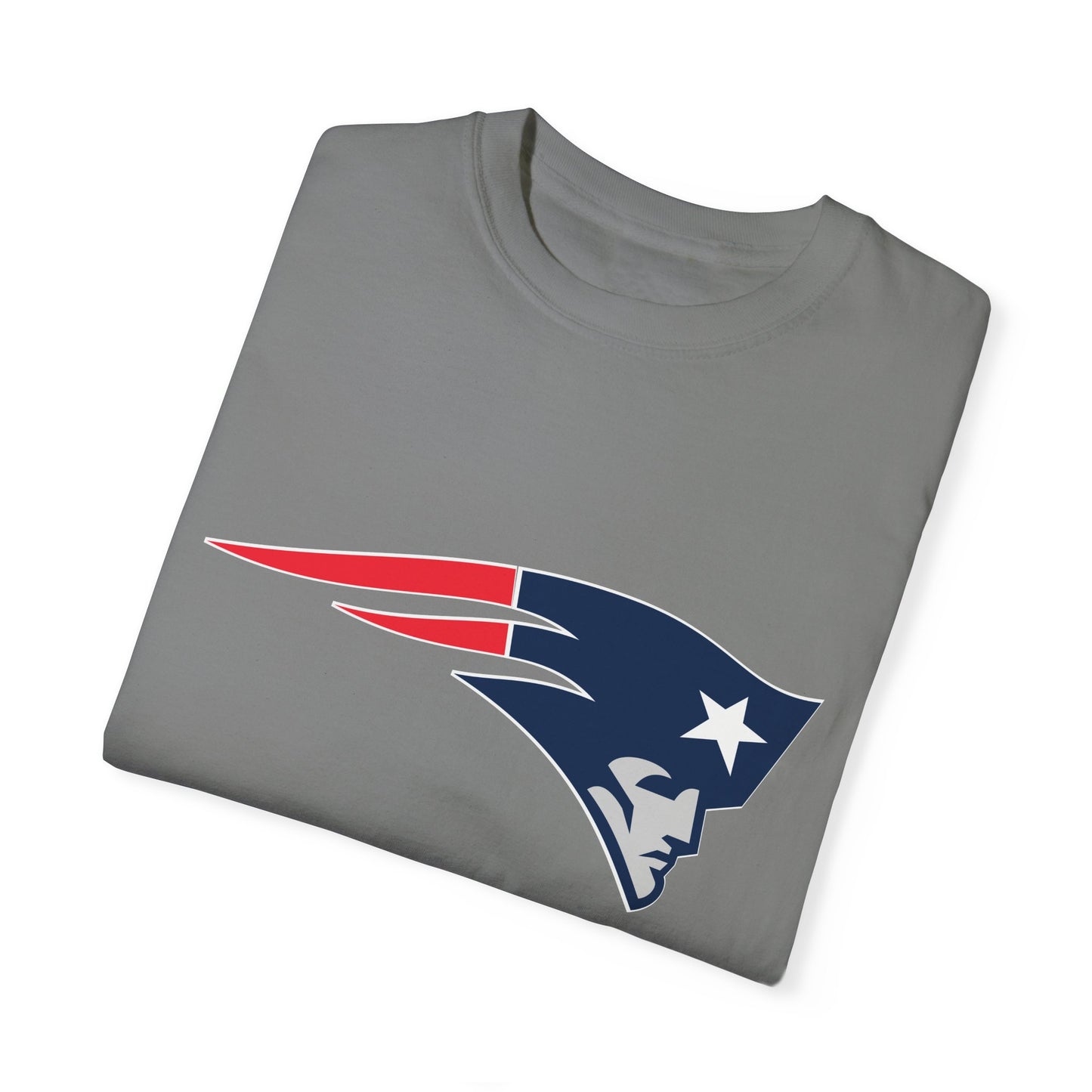 New England Patriots Gear Garment-Dyed T-Shirt – Premium Cotton Tee for Customization