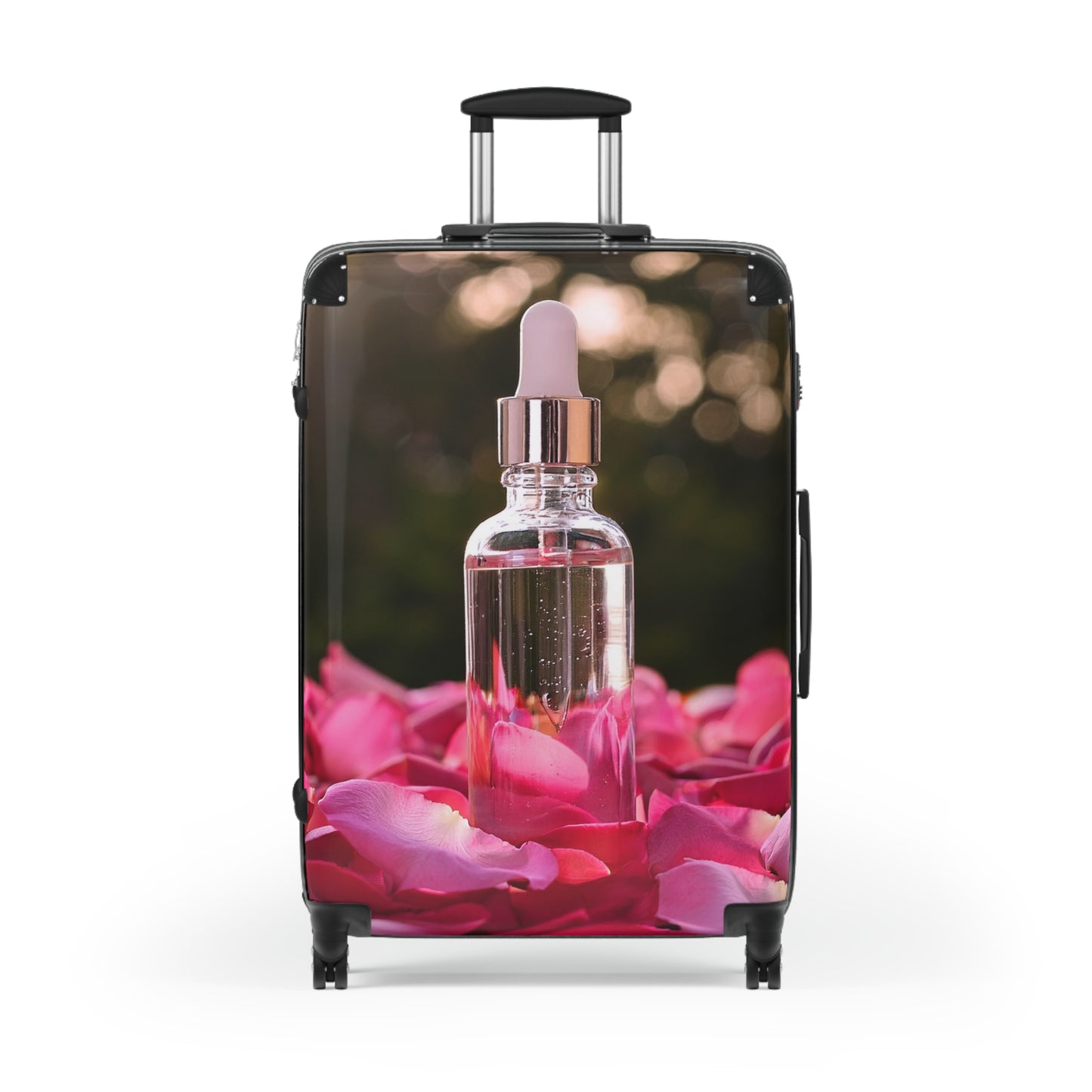 Nature Pink Rose Petals Art Carry-On Suitcase - Stylish Luggage for Travelers