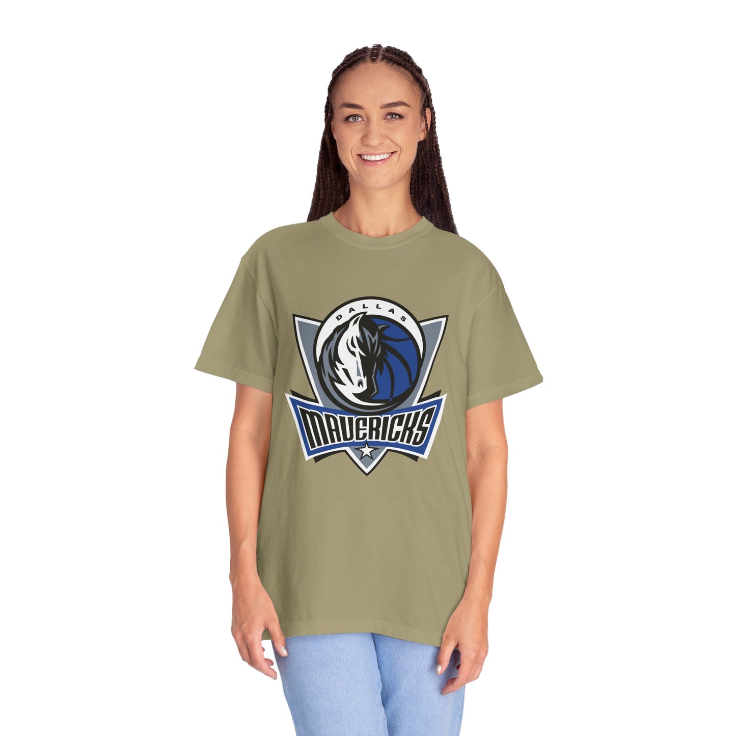 Dallas Mavericks Garment-Dyed T-Shirt – Premium Cotton Tee for Customization