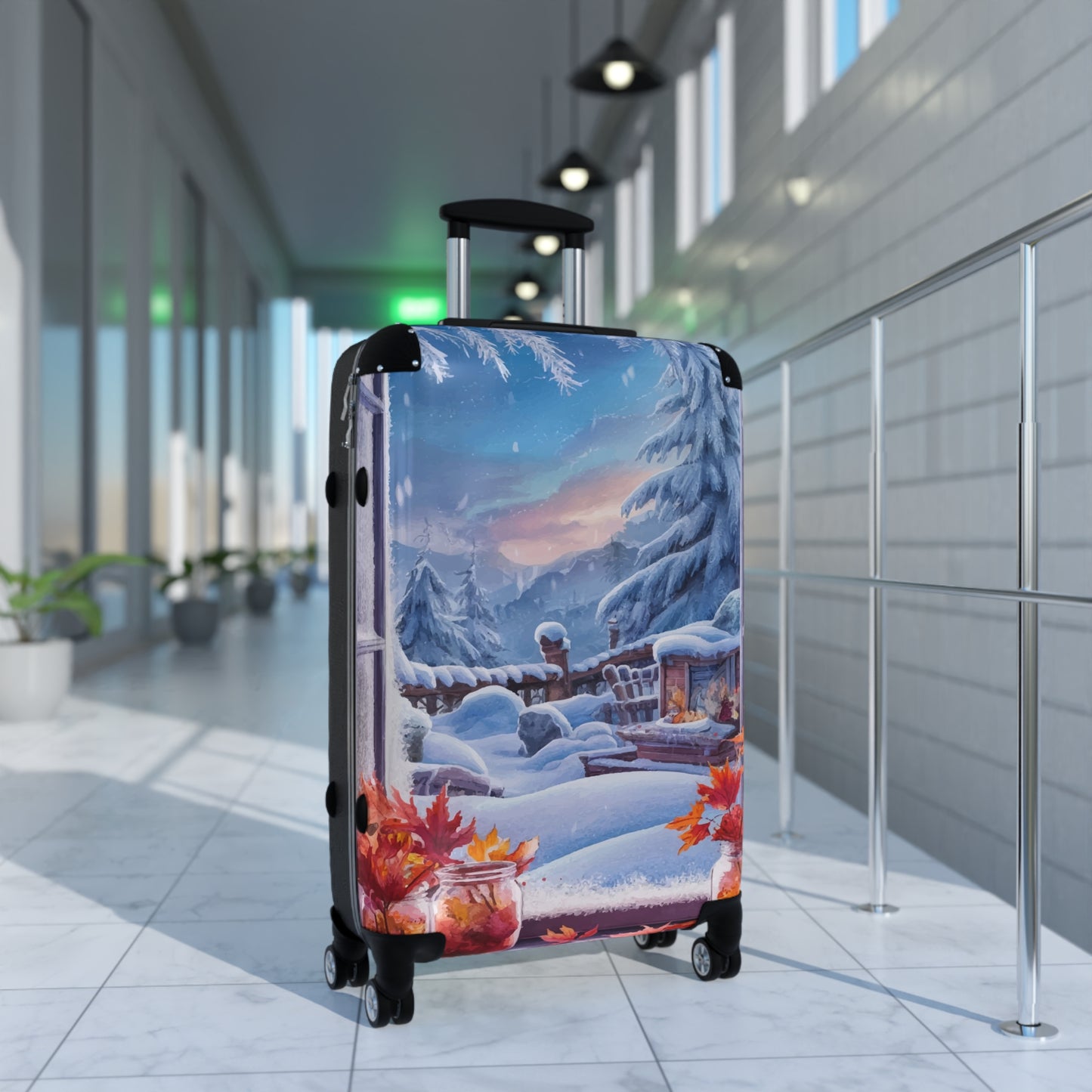 Nature Flowers Floral Lot Art Carry-On Suitcase - Stylish Luggage for Travelers