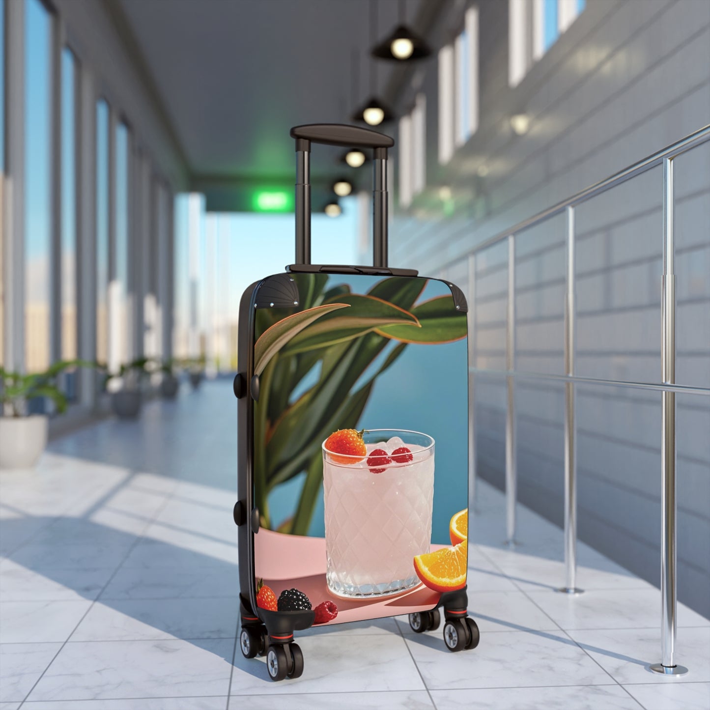 Nature Summer Fresh Juice Carry-On Suitcase - Stylish Luggage for Travelers