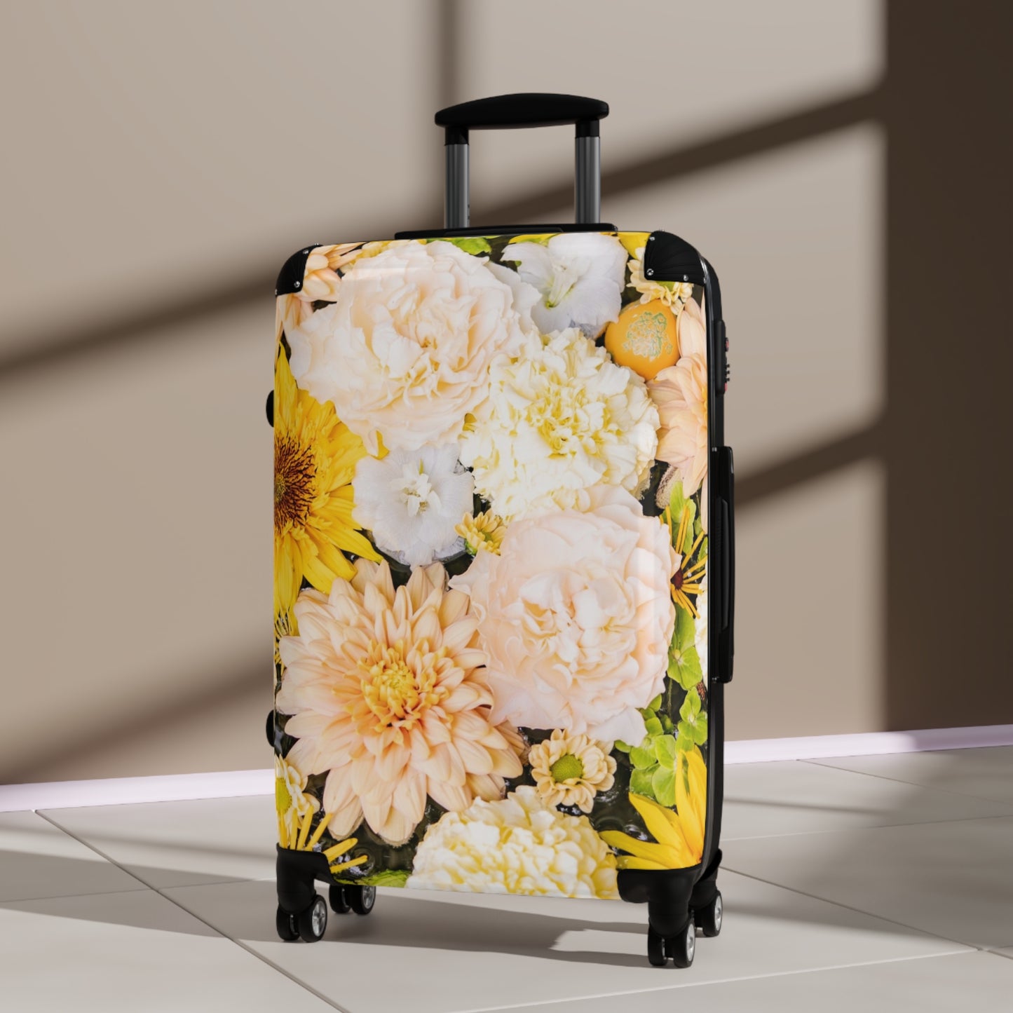 Nature Flowers Floral Bouquet Art Carry-On Suitcase - Stylish Luggage for Travelers