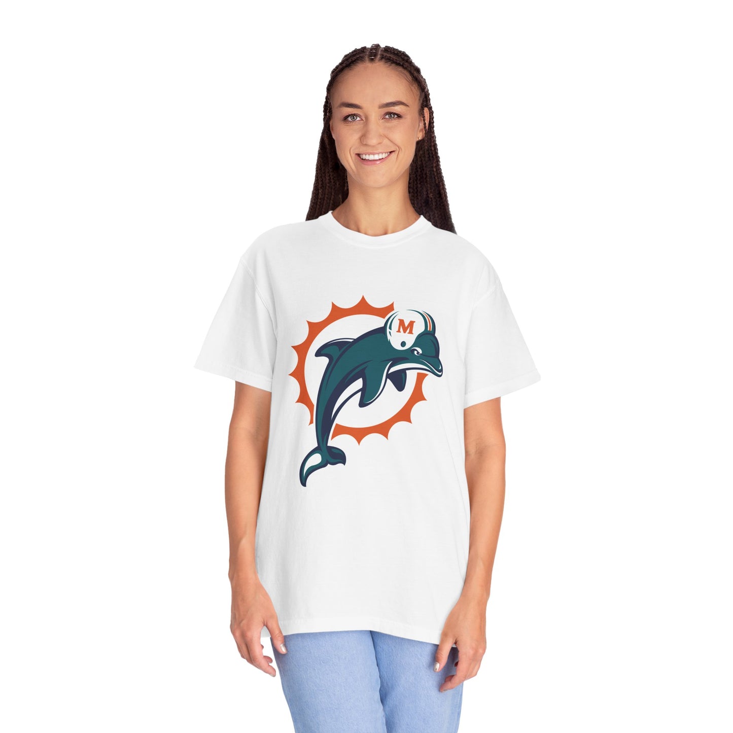 Miami Dolphins Gear Garment-Dyed T-Shirt – Premium Cotton Tee for Customization