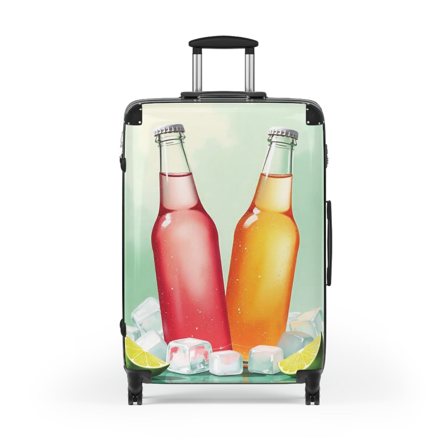 Nature Summer Carbonate Cold Drink Carry-On Suitcase - Stylish Luggage for Travelers