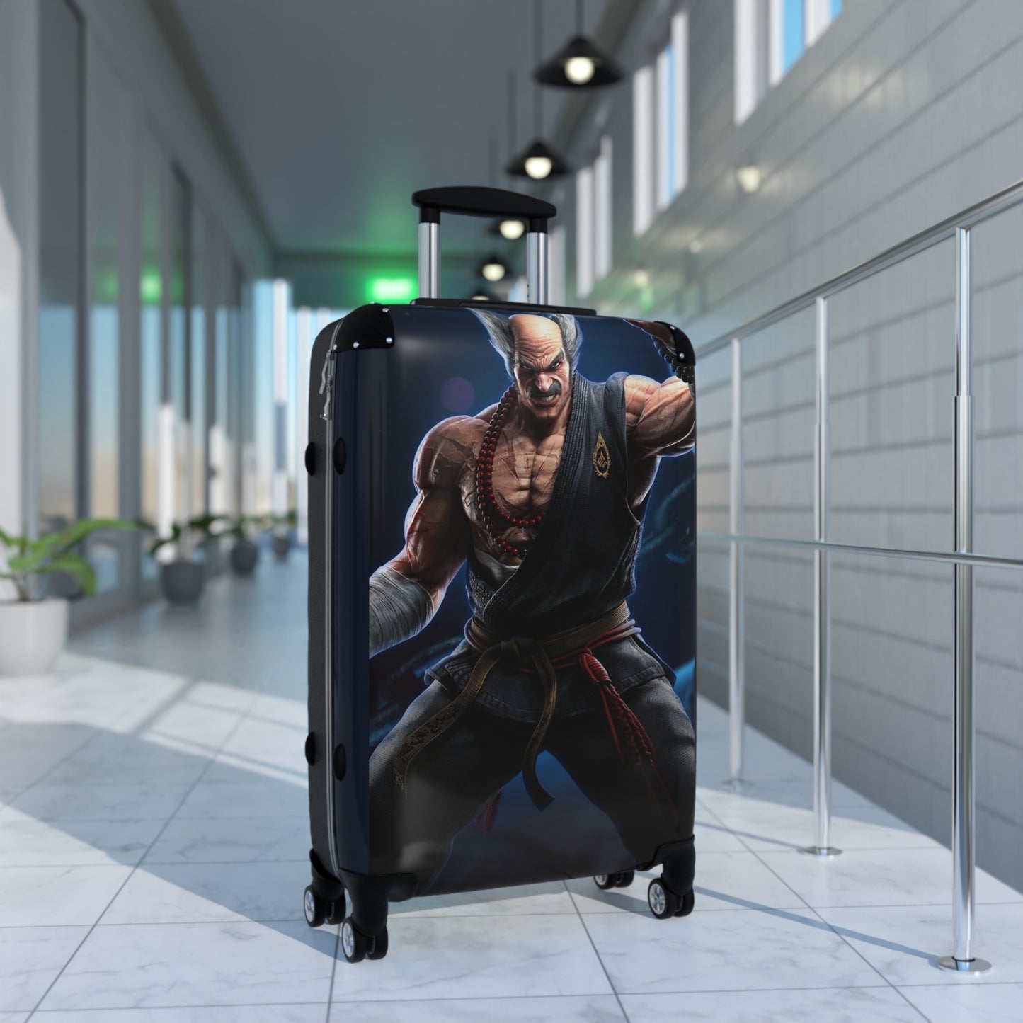 Video Games Tekken 8 Heihachi Mishima Carry-On Suitcase - Stylish Luggage for Travelers