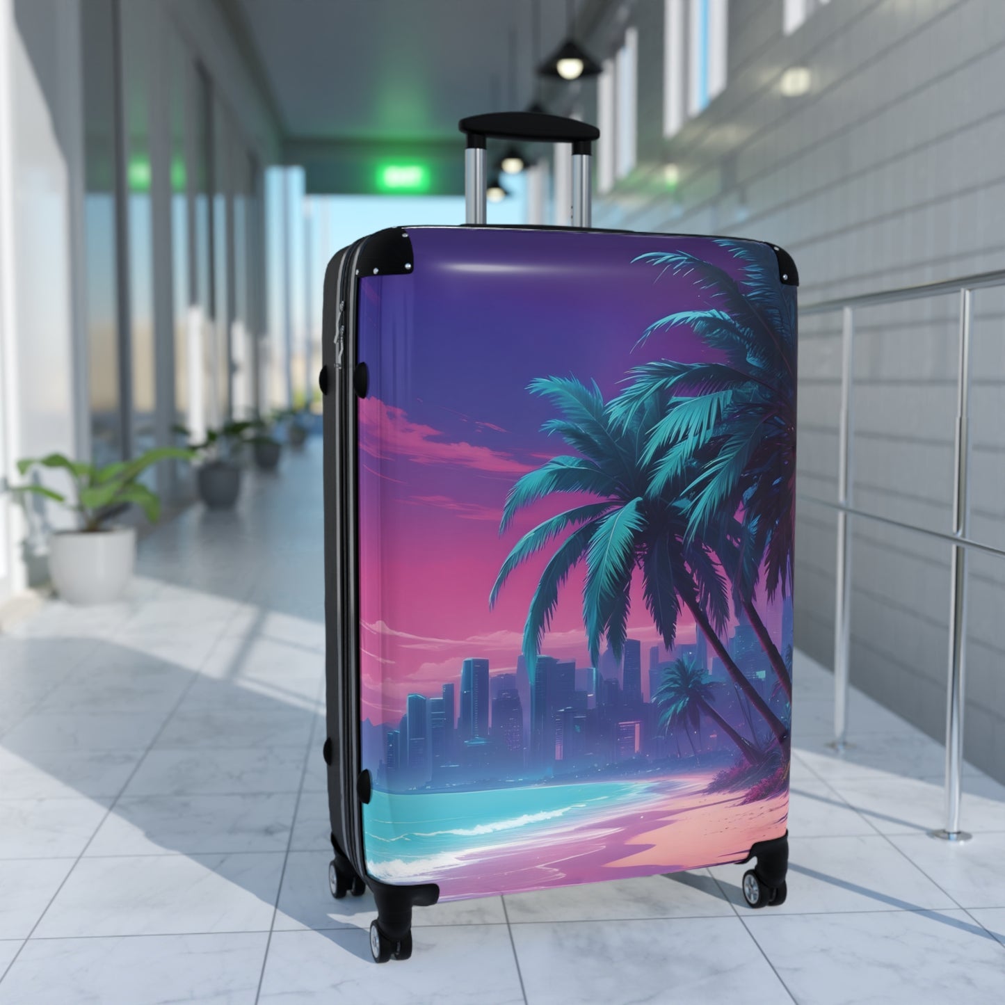 Nature Summer Colorful Beach Carry-On Suitcase - Stylish Luggage for Travelers