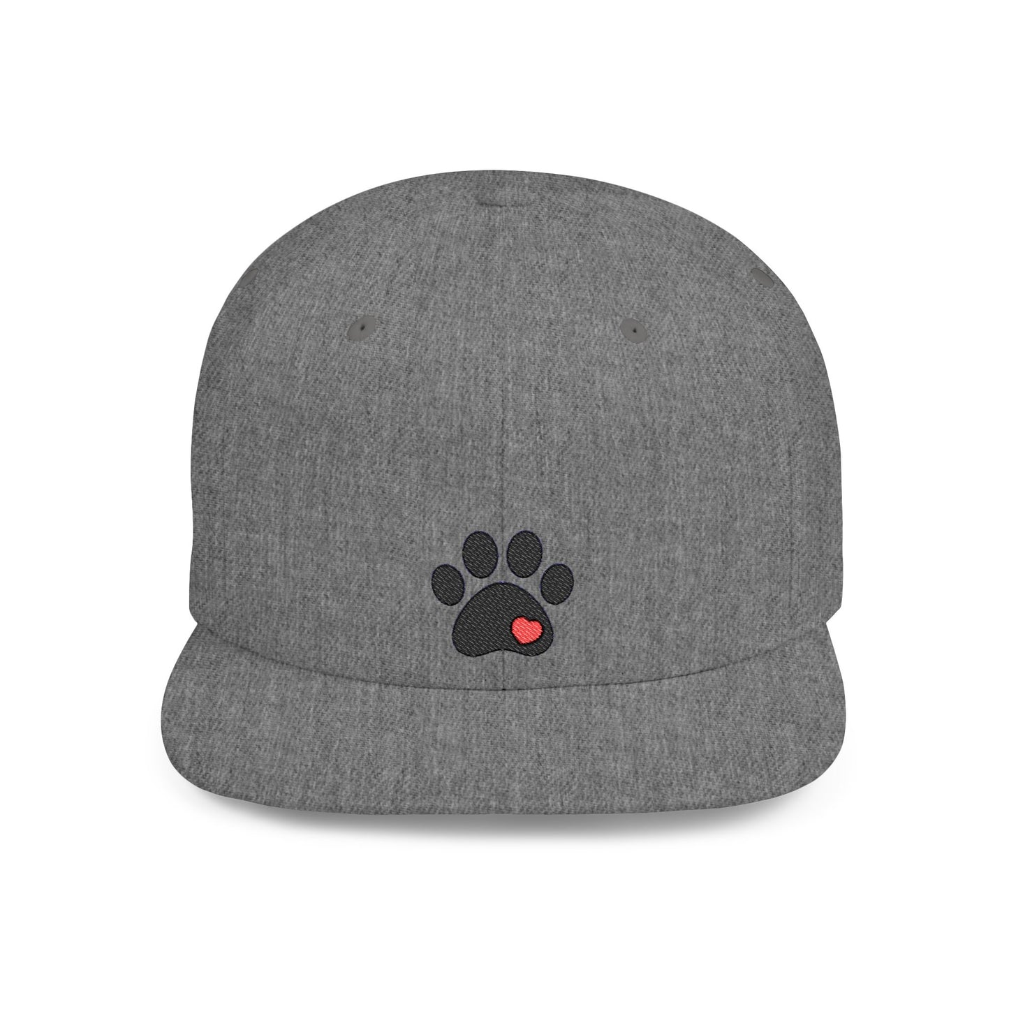 Icons Embroidered Foot Print Flat Bill Snapback – Lightweight, Custom Fit, Premium Quality