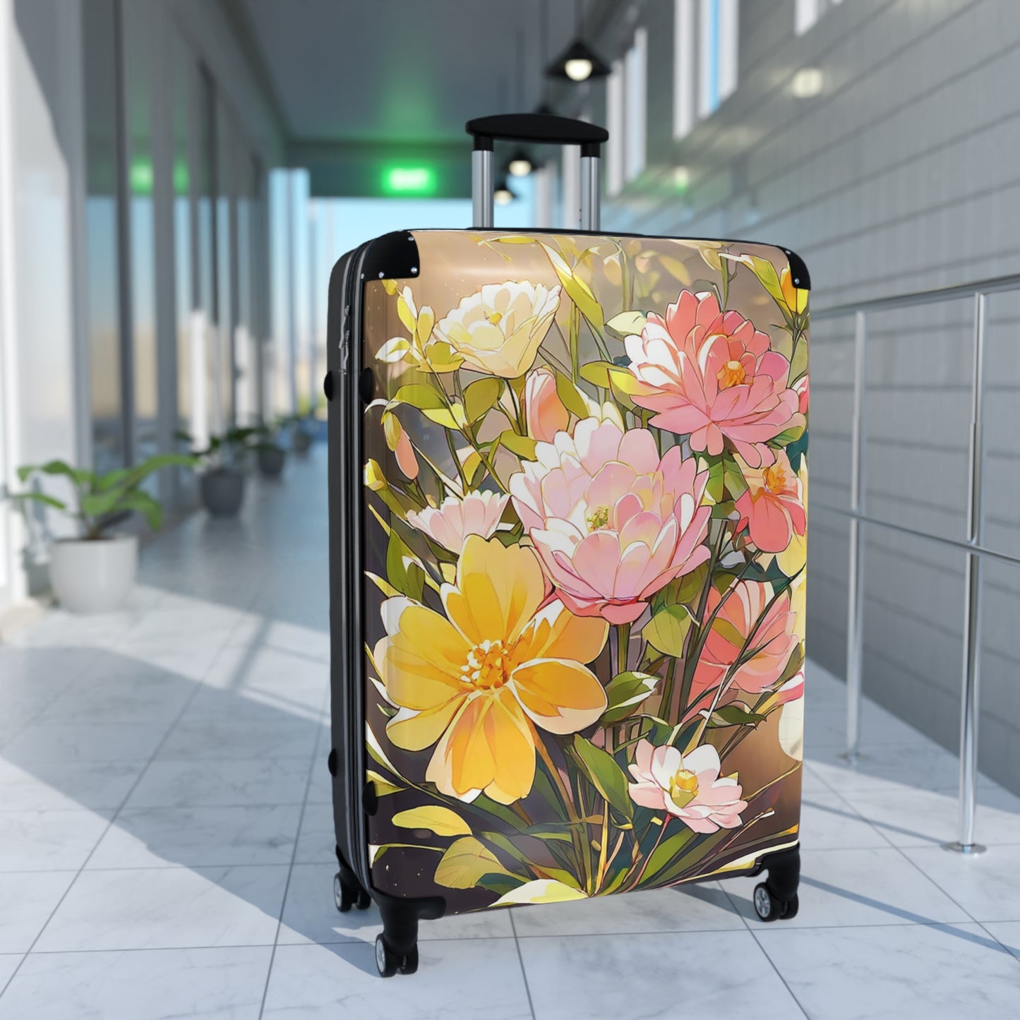 Nature Flowers Floral Srping Wild Art Carry-On Suitcase - Stylish Luggage for Travelers