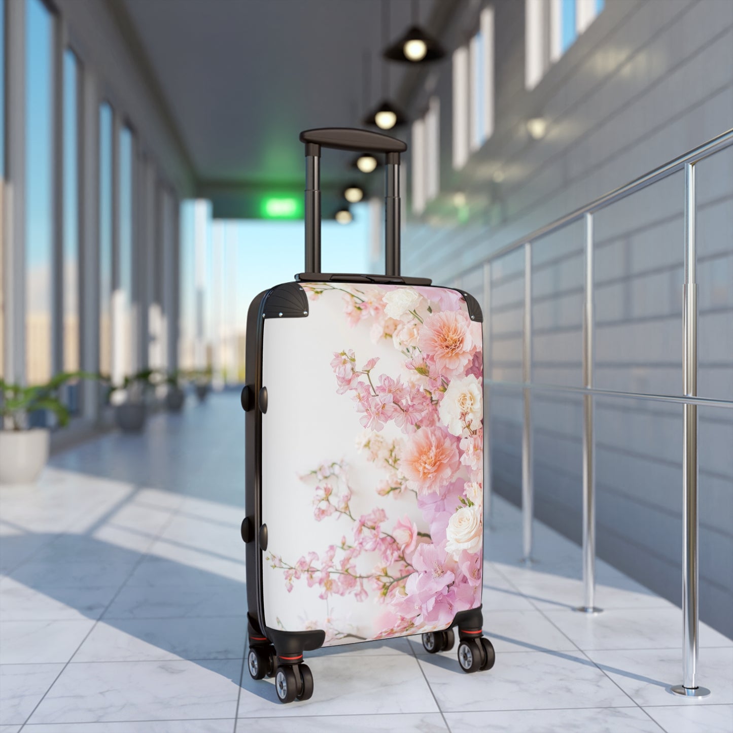 Nature Flowers Floral Pastel Beautiful Art Carry-On Suitcase - Stylish Luggage for Travelers
