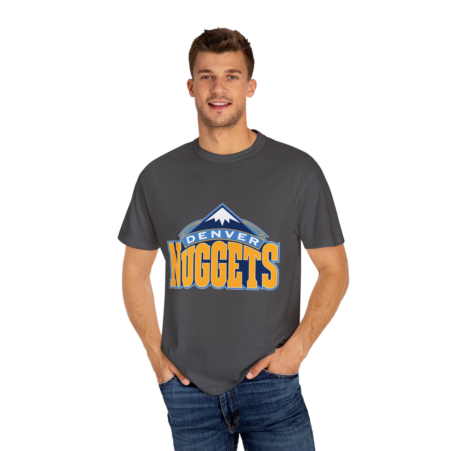 Denver Nuggets Garment-Dyed T-Shirt – Premium Cotton Tee for Customization