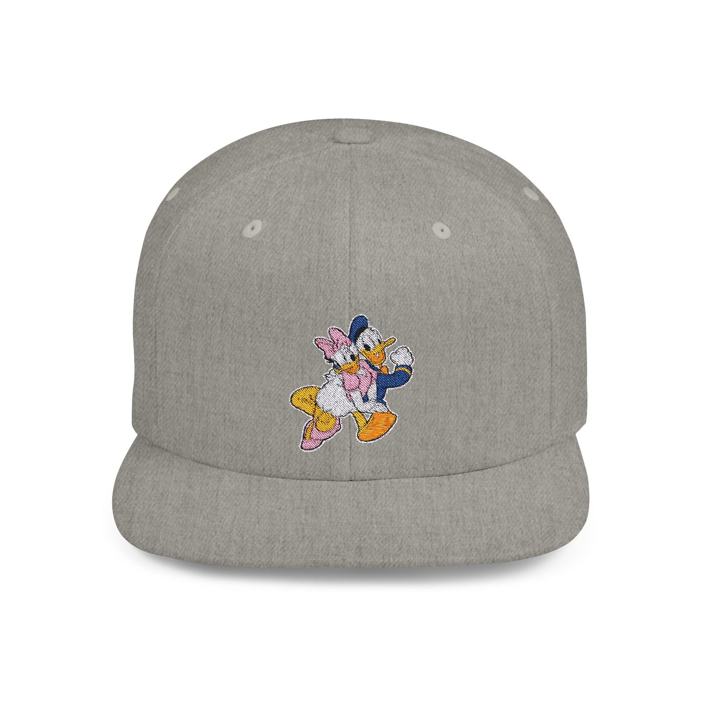 Daisy and Donald Flat Bill Snapback – Lightweight, Custom Fit, Premium Quality