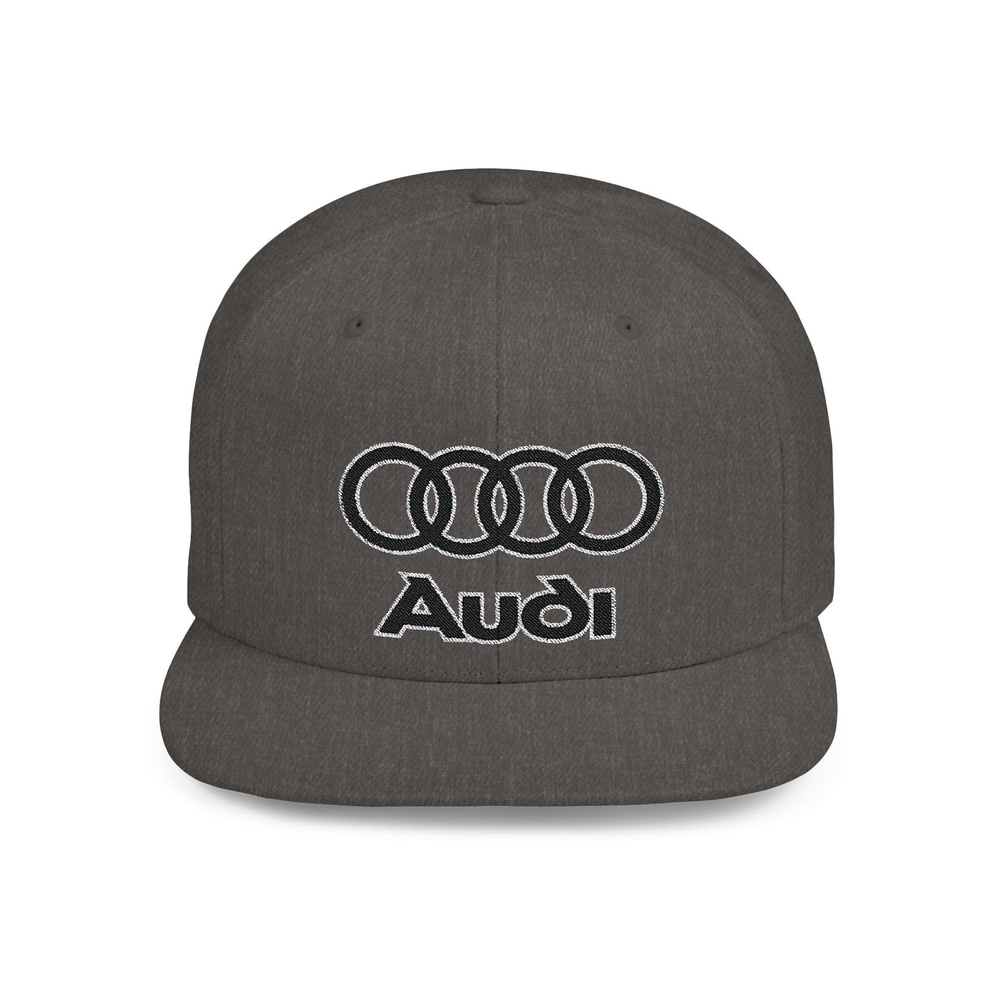 Audi Flat Bill Snapback – Lightweight, Custom Fit, Premium Quality
