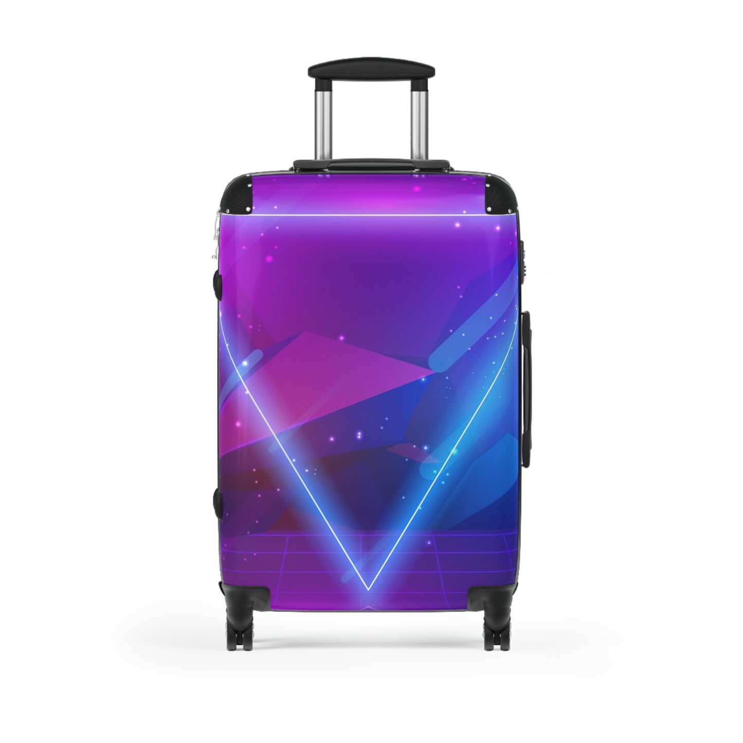 Abstract Digital Art Carry-On Suitcase - Stylish Luggage for Travelers