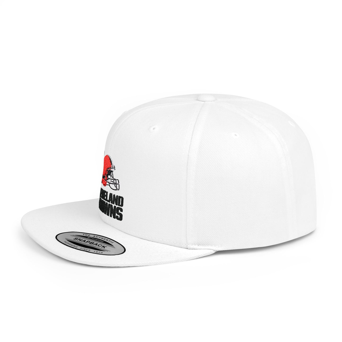 Cleveland Browns  Flat Bill Snapback – Lightweight, Custom Fit, Premium Quality