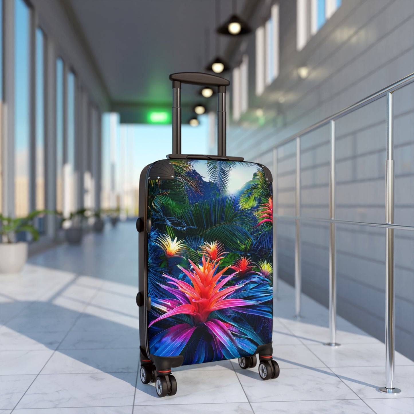 Nature Flowers Floral Tropical Art Carry-On Suitcase - Stylish Luggage for Travelers