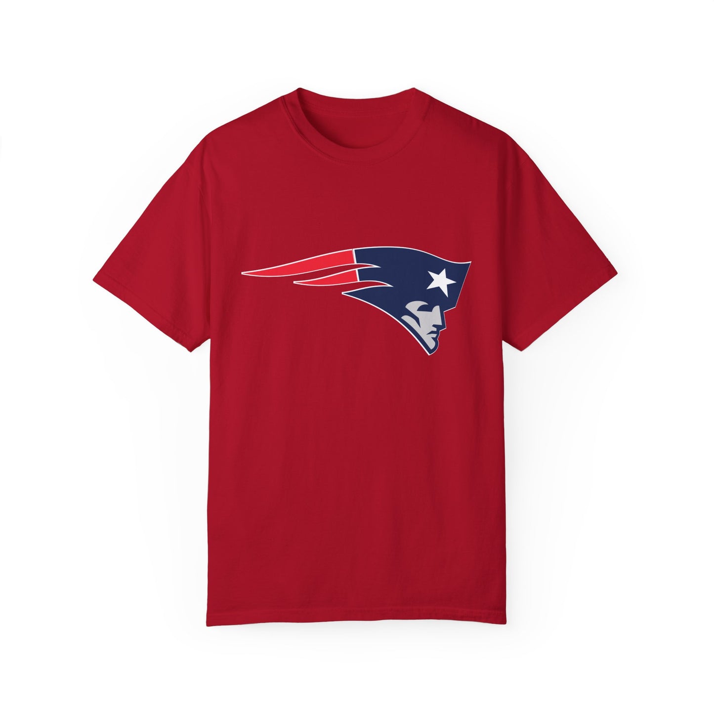 New England Patriots Gear Garment-Dyed T-Shirt – Premium Cotton Tee for Customization