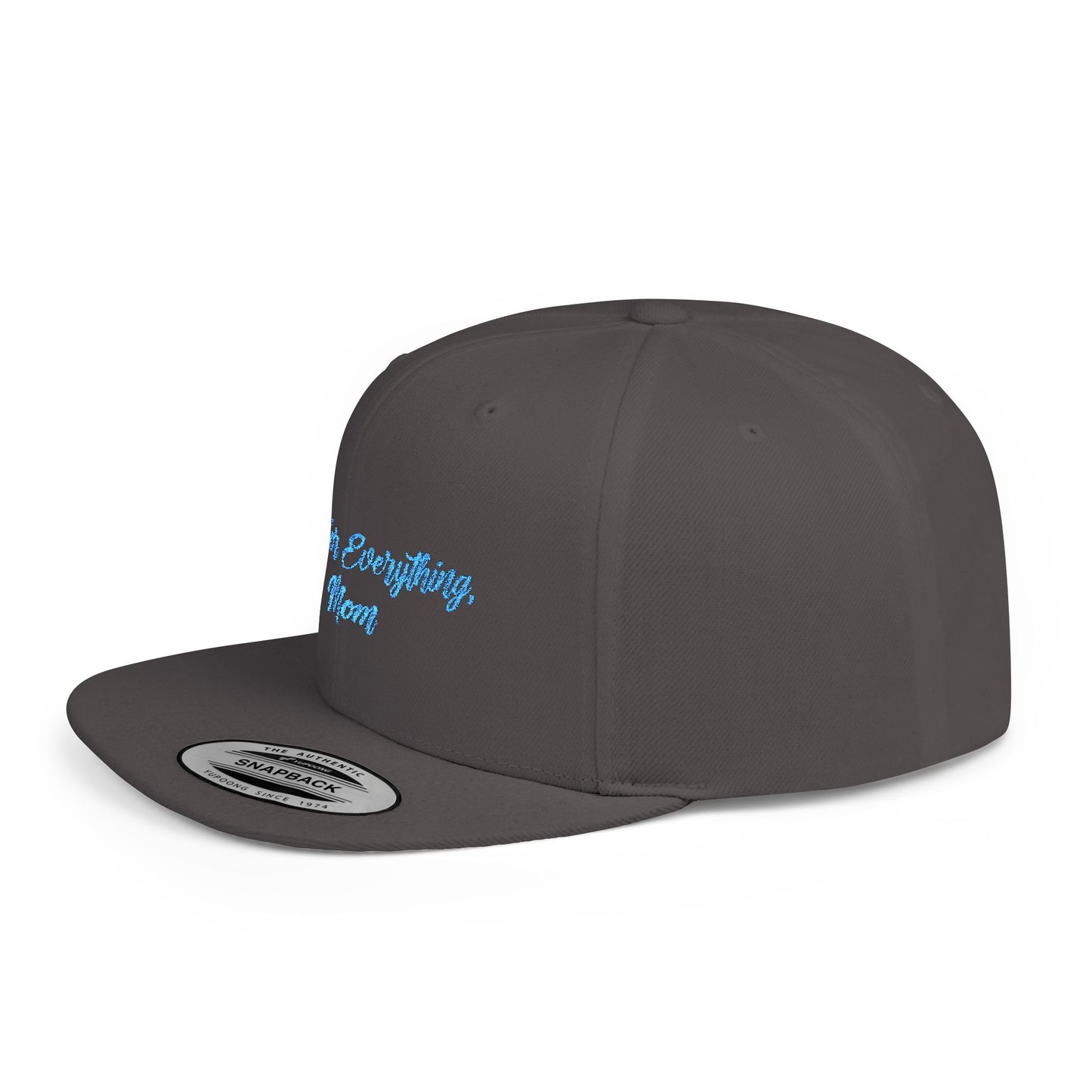 Text Mom Thanks For Everything Flat Bill Snapback – Lightweight, Custom Fit, Premium Quality