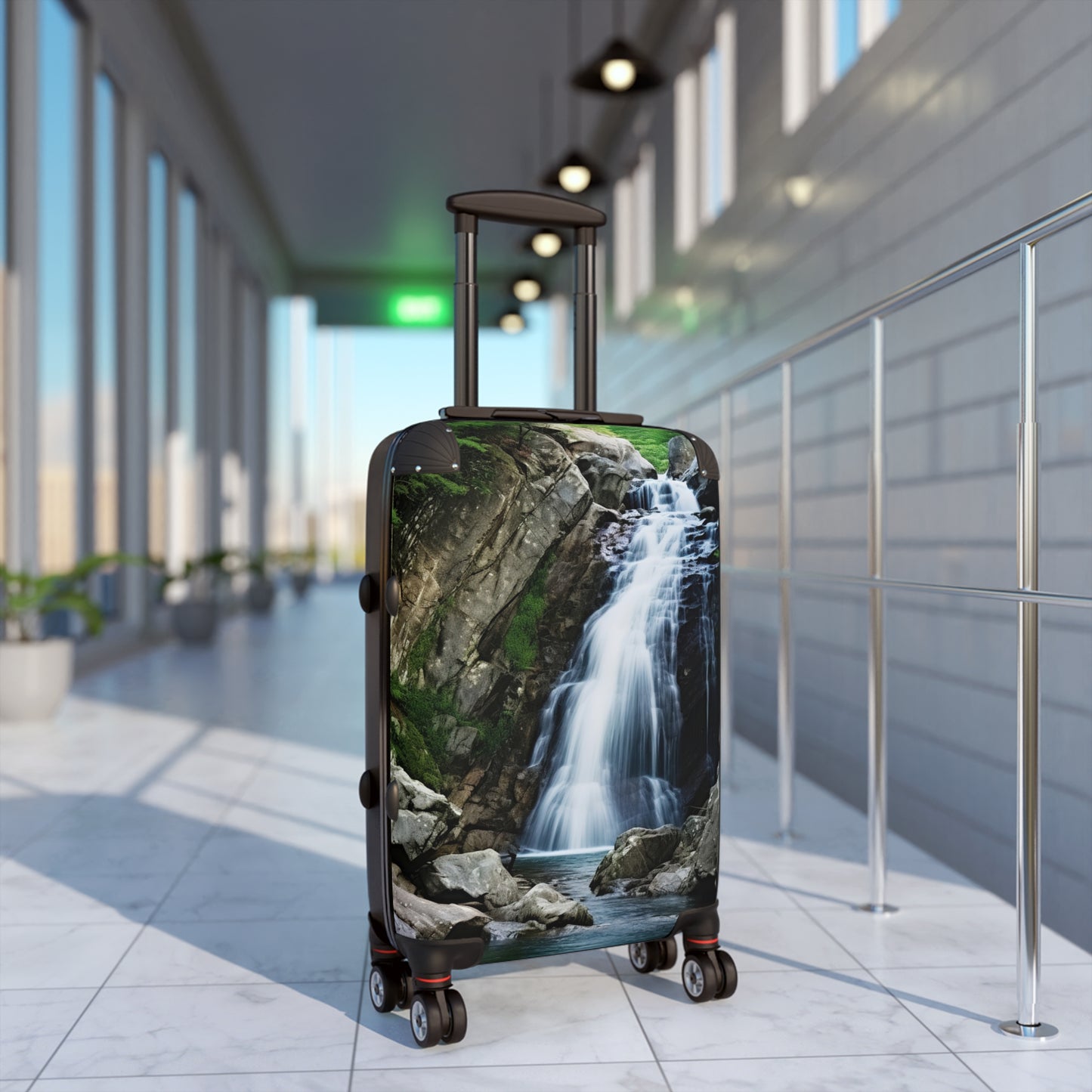 Nature Landscape Waterfalls Art Carry-On Suitcase - Stylish Luggage for Travelers