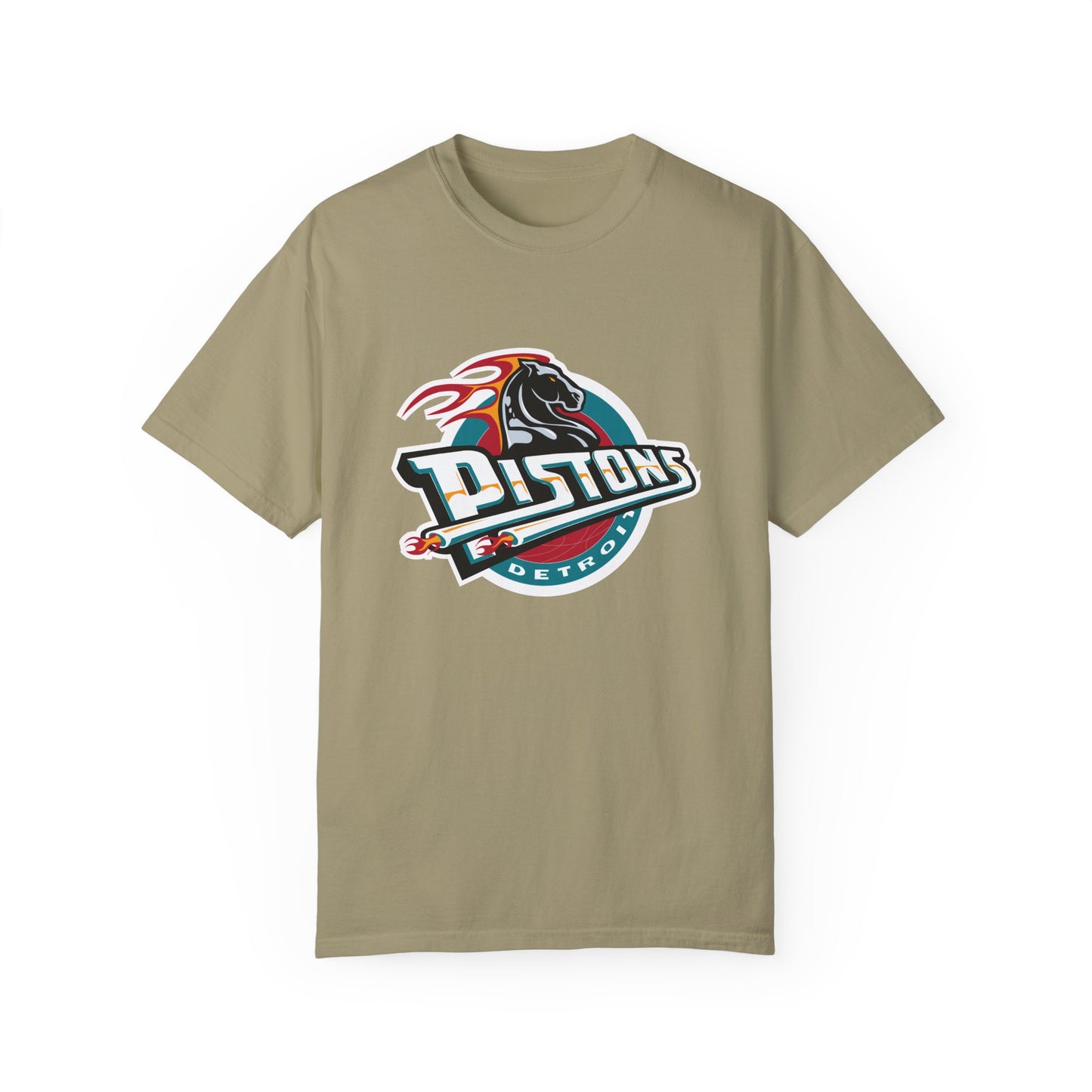 Detroit Pistons Basketball Life Garment-Dyed T-Shirt – Premium Cotton Tee for Customization