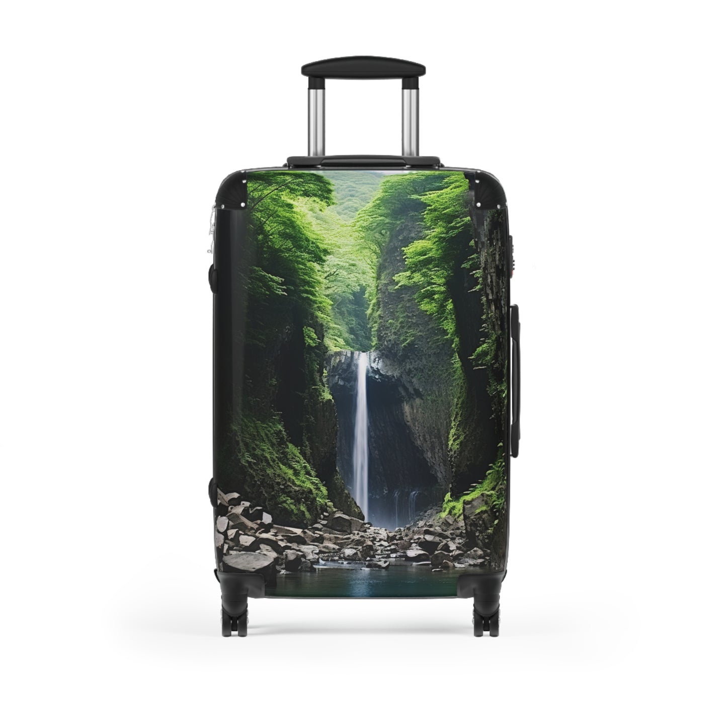 Nature Landscape Behind a Cayon Art Carry-On Suitcase - Stylish Luggage for Travelers