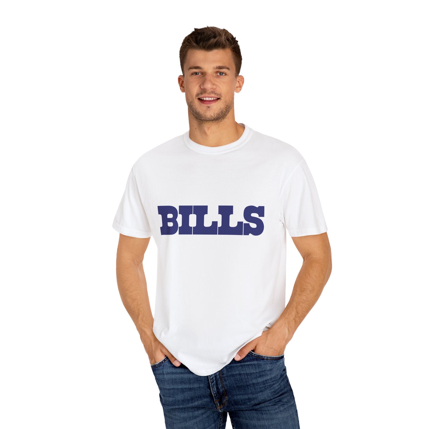 Buffalo Bills Garment-Dyed T-Shirt – Premium Cotton Tee for Customization