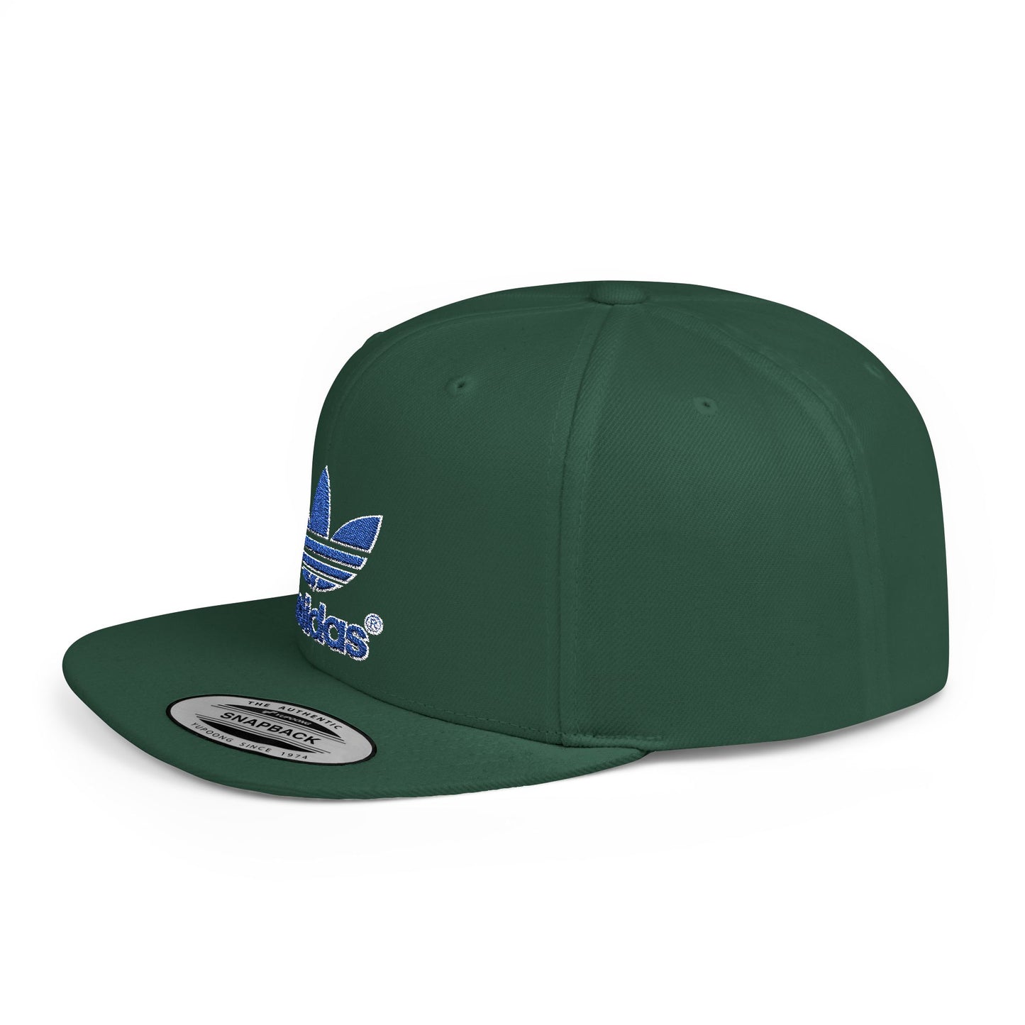Adidas Trefoil Flat Bill Snapback – Lightweight, Custom Fit, Premium Quality