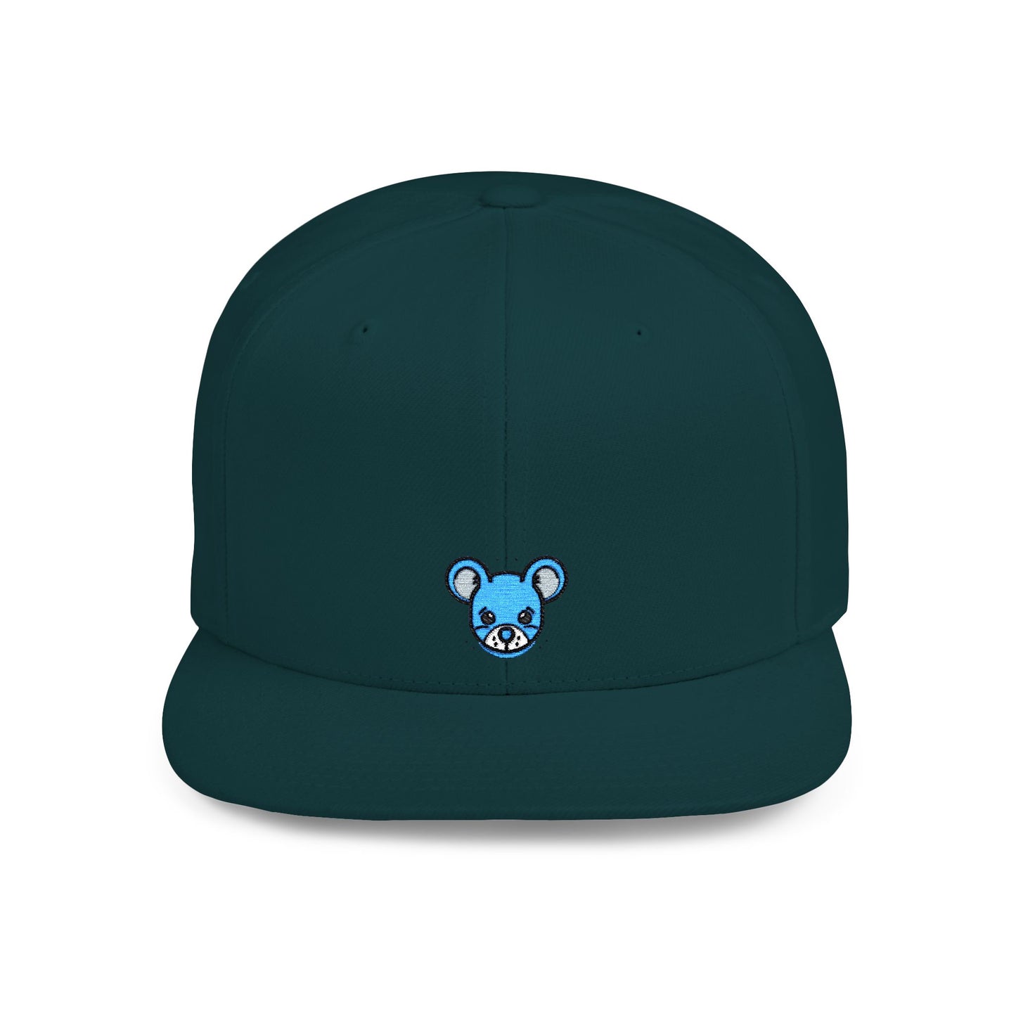 Icons Embroidered Mouse Flat Bill Snapback – Lightweight, Custom Fit, Premium Quality