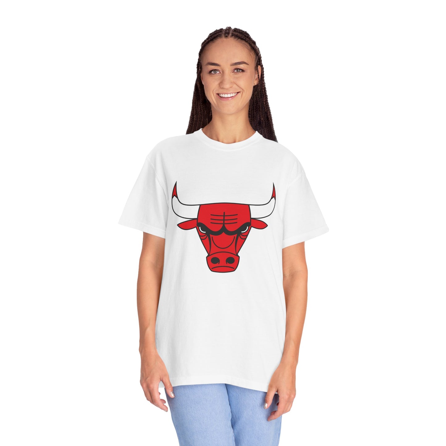 Chicago Bulls Built Different Garment-Dyed T-Shirt – Premium Cotton Tee for Customization