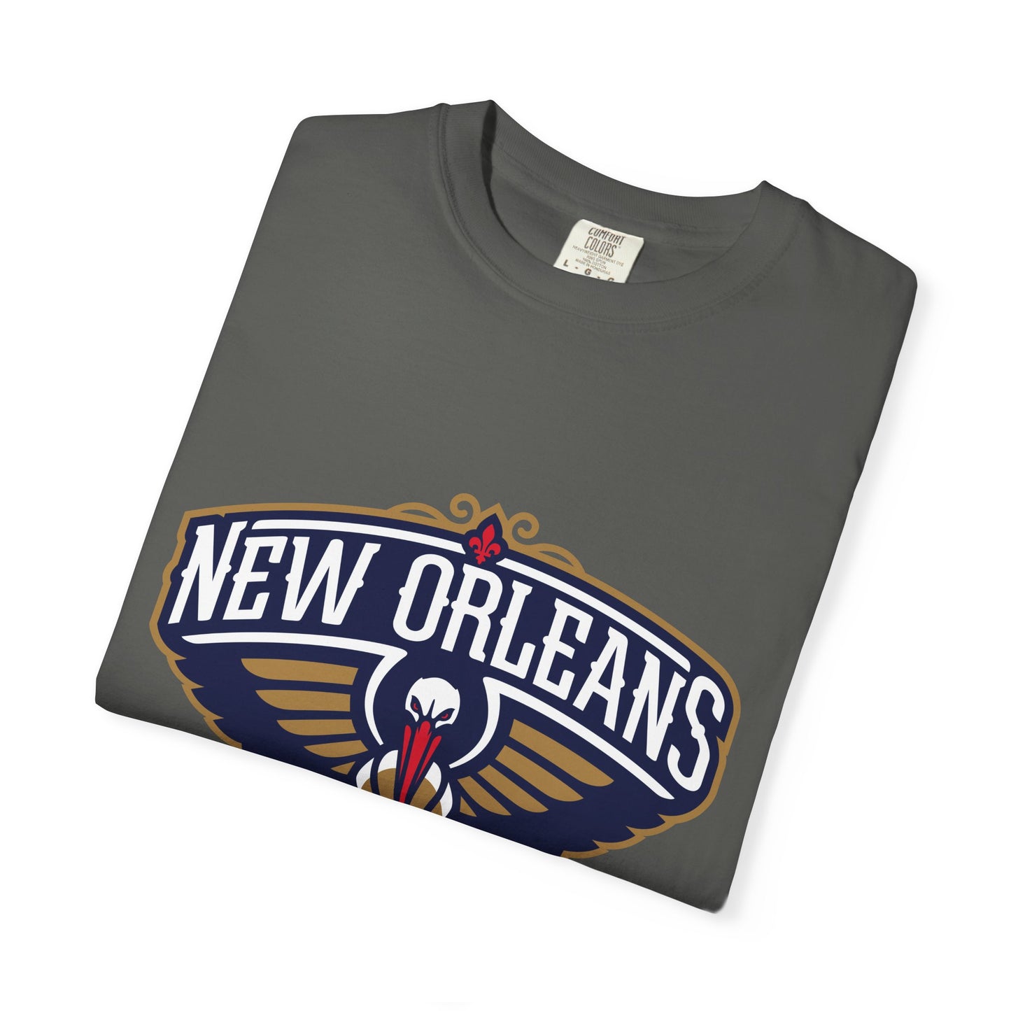 New Orleans Pelicans Garment-Dyed T-Shirt – Premium Cotton Tee for Customization