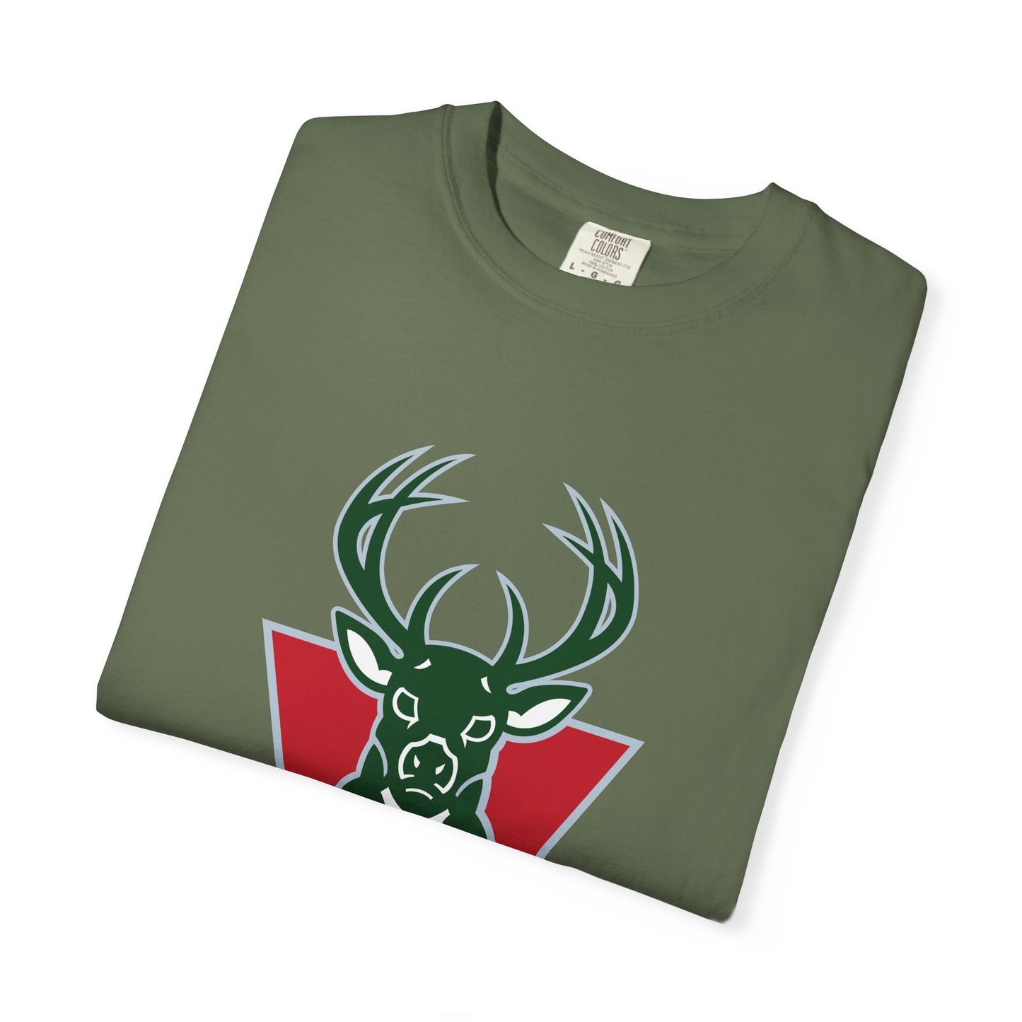 Milwaukee Bucks Strong Garment-Dyed T-Shirt – Premium Cotton Tee for Customization