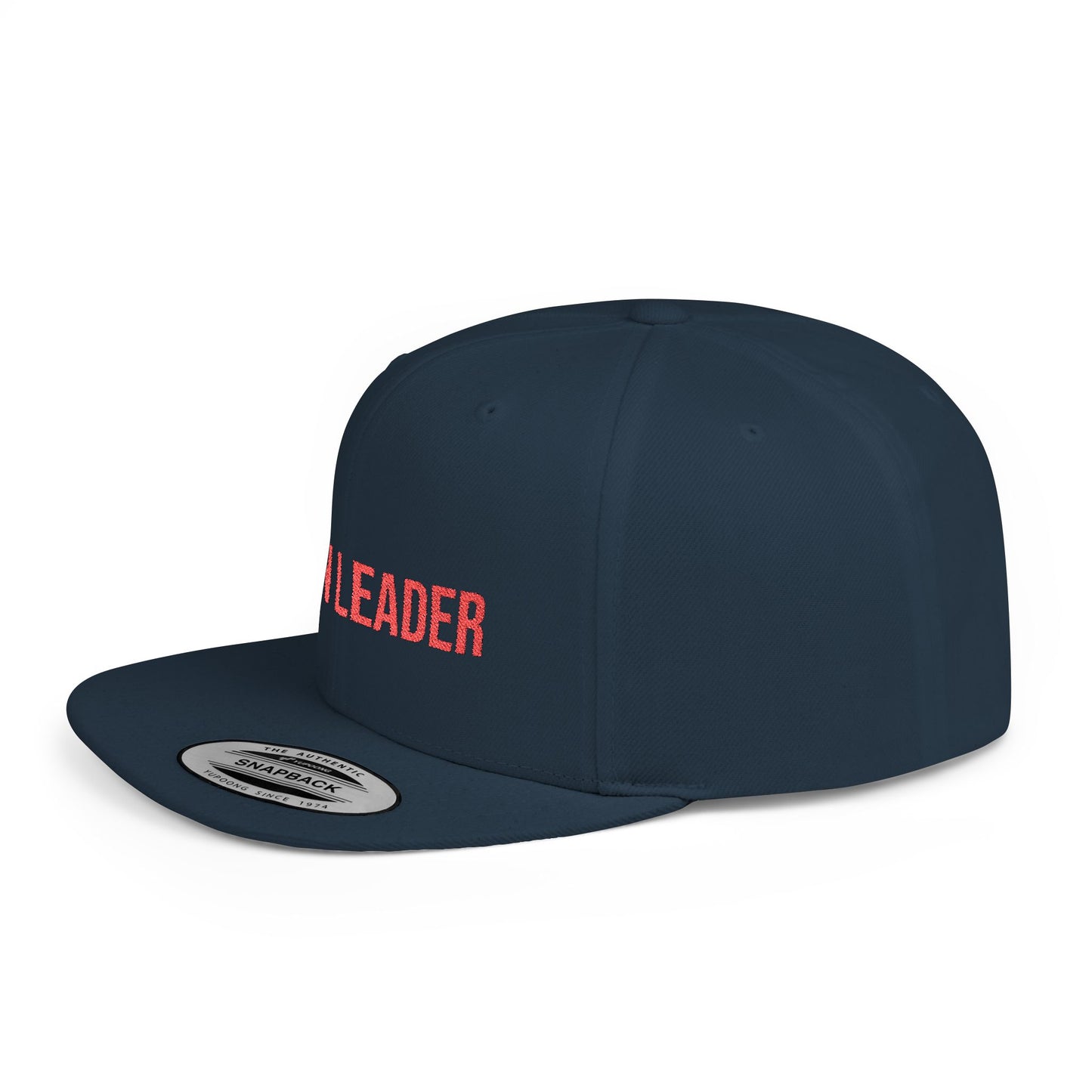 Text Born Leader Flat Bill Snapback – Lightweight, Custom Fit, Premium Quality