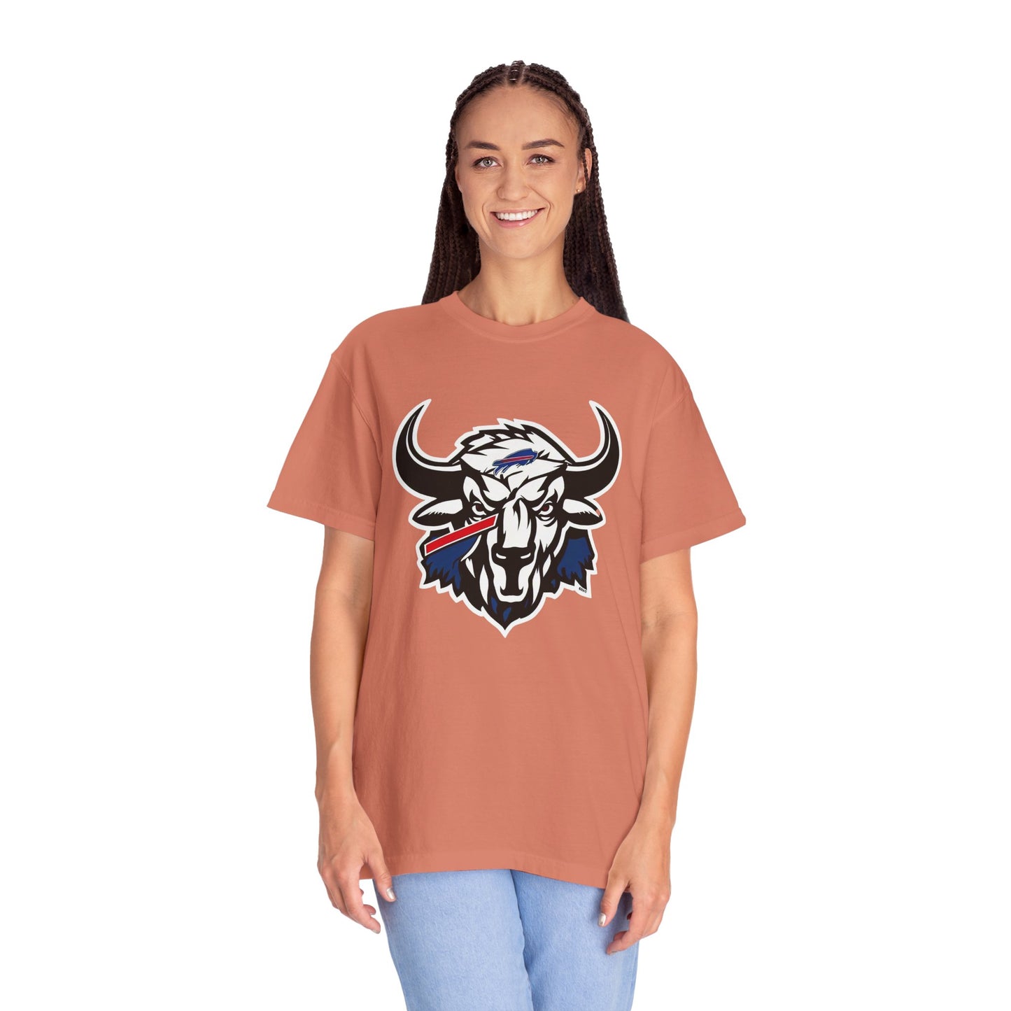 Buffalo Bills New Style Garment-Dyed T-Shirt – Premium Cotton Tee for Customization