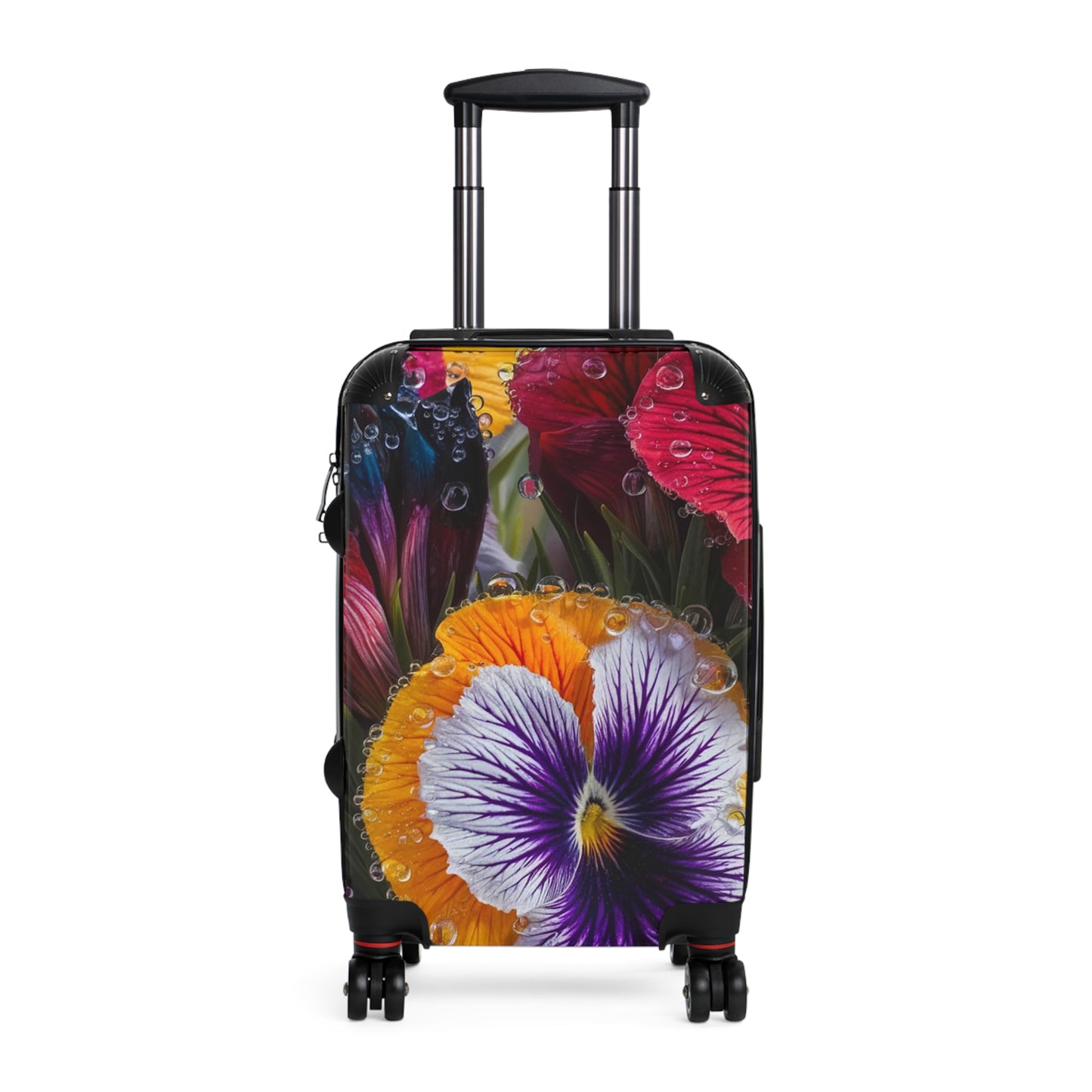 Nature Flowers Floral Background Art Carry-On Suitcase - Stylish Luggage for Travelers