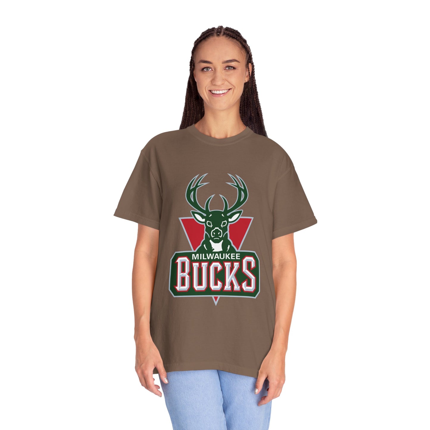 Milwaukee Bucks Strong Garment-Dyed T-Shirt – Premium Cotton Tee for Customization
