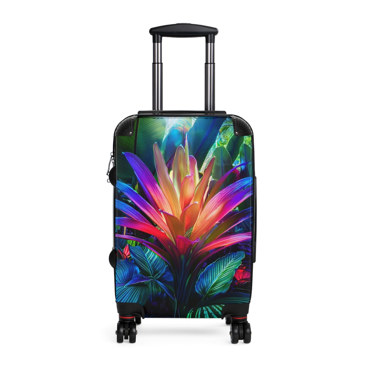Nature Flowers Floral Vibrant Carry-On Suitcase - Stylish Luggage for Travelers