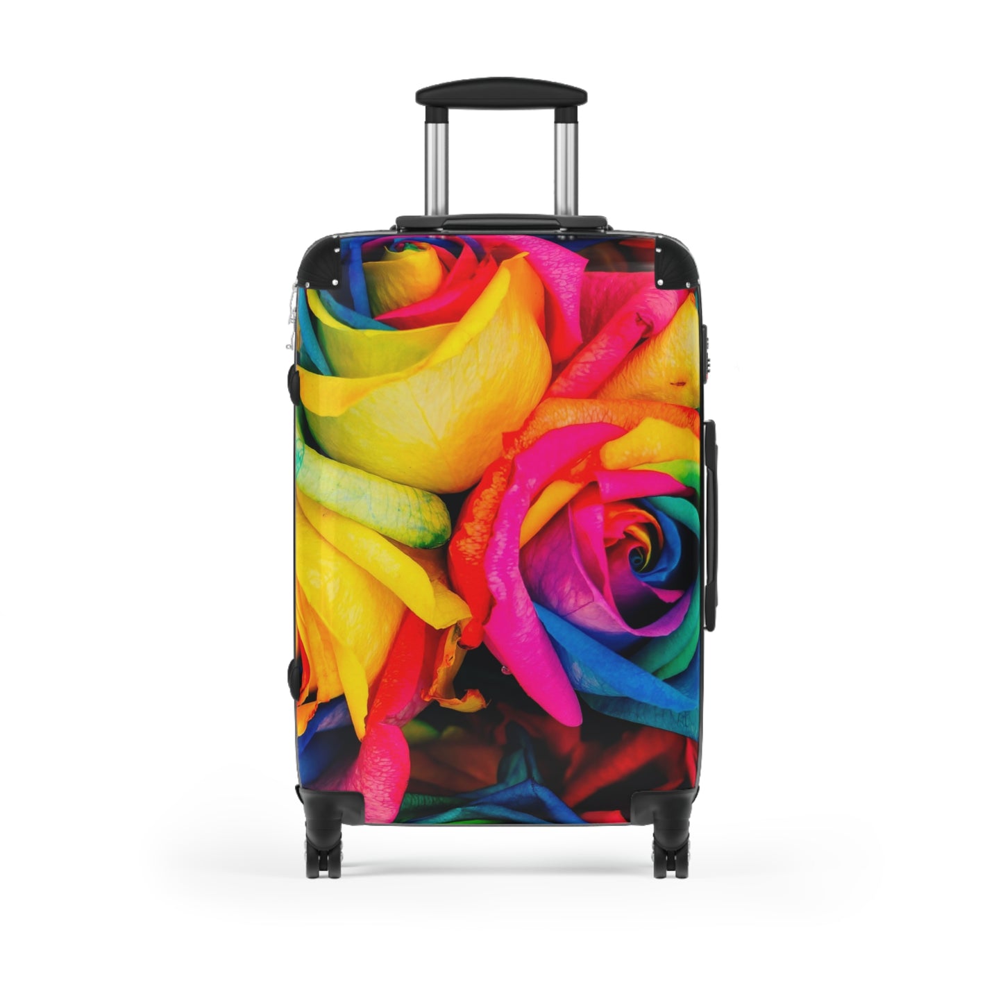 Nature Flowers Floral Cool Rainbow Art Carry-On Suitcase - Stylish Luggage for Travelers