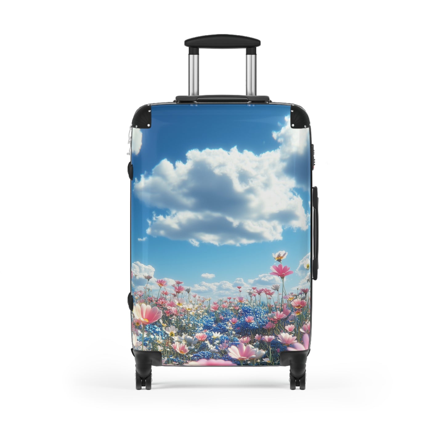 Nature Flowers Floral Sky Spring Carry-On Suitcase - Stylish Luggage for Travelers