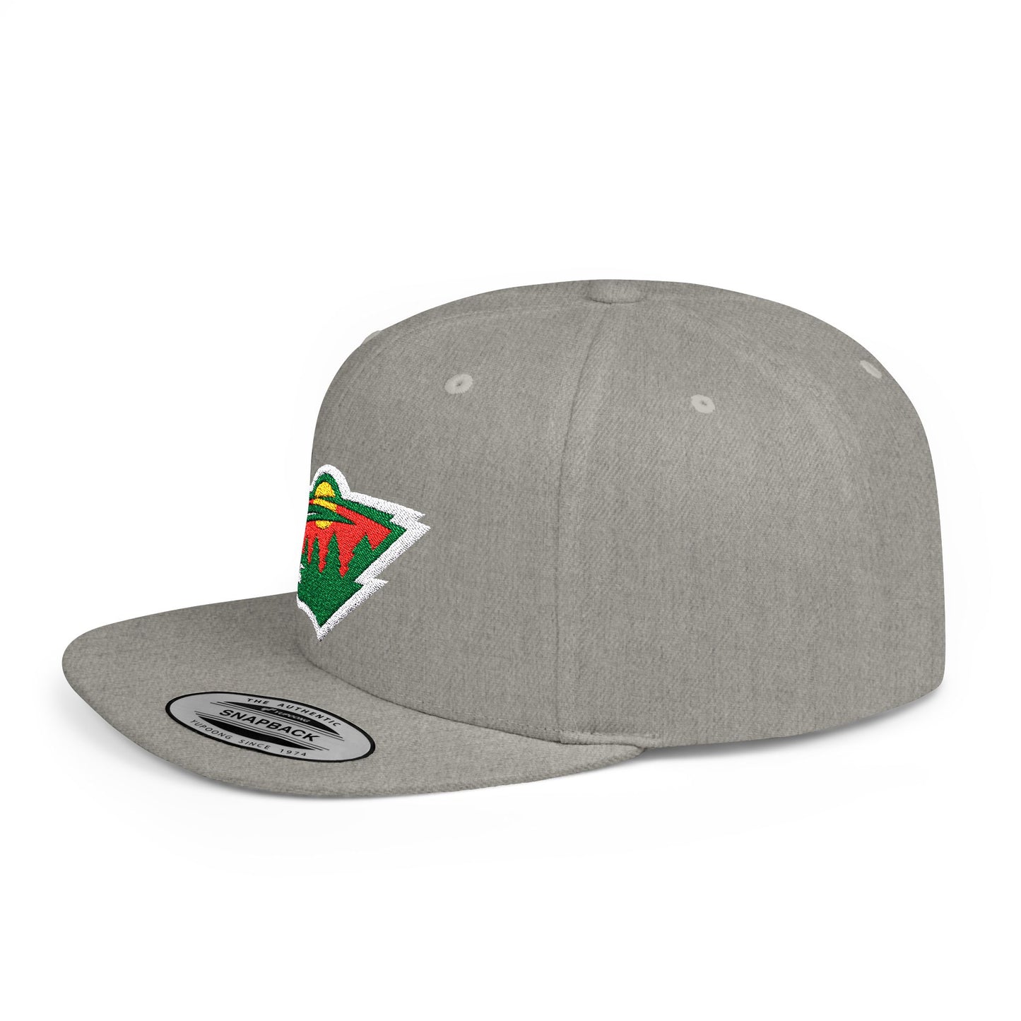 Minnesota Wild Flat Bill Snapback – Lightweight, Custom Fit, Premium Quality