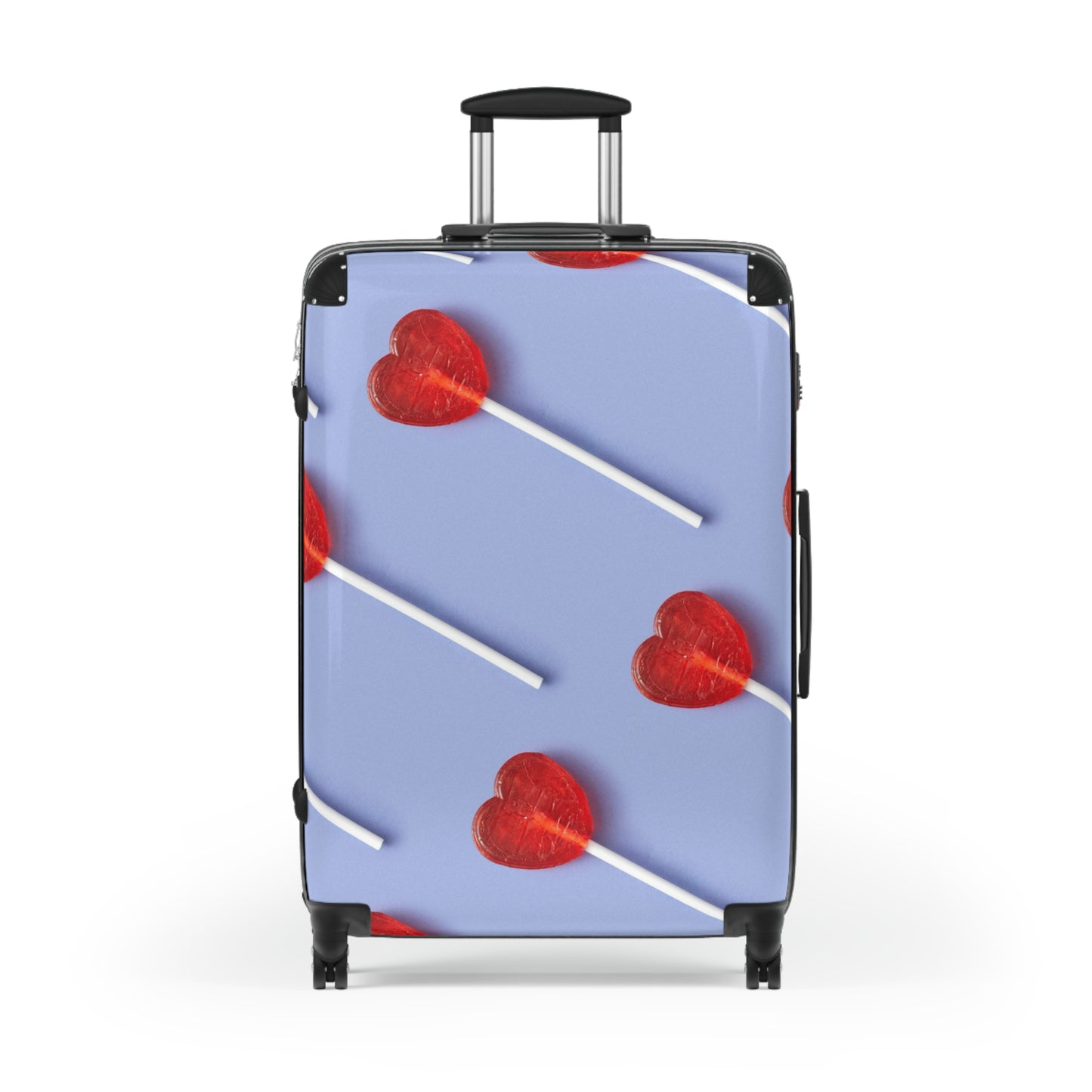 Love Heart Shape Candy Art Carry-On Suitcase - Stylish Luggage for Travelers